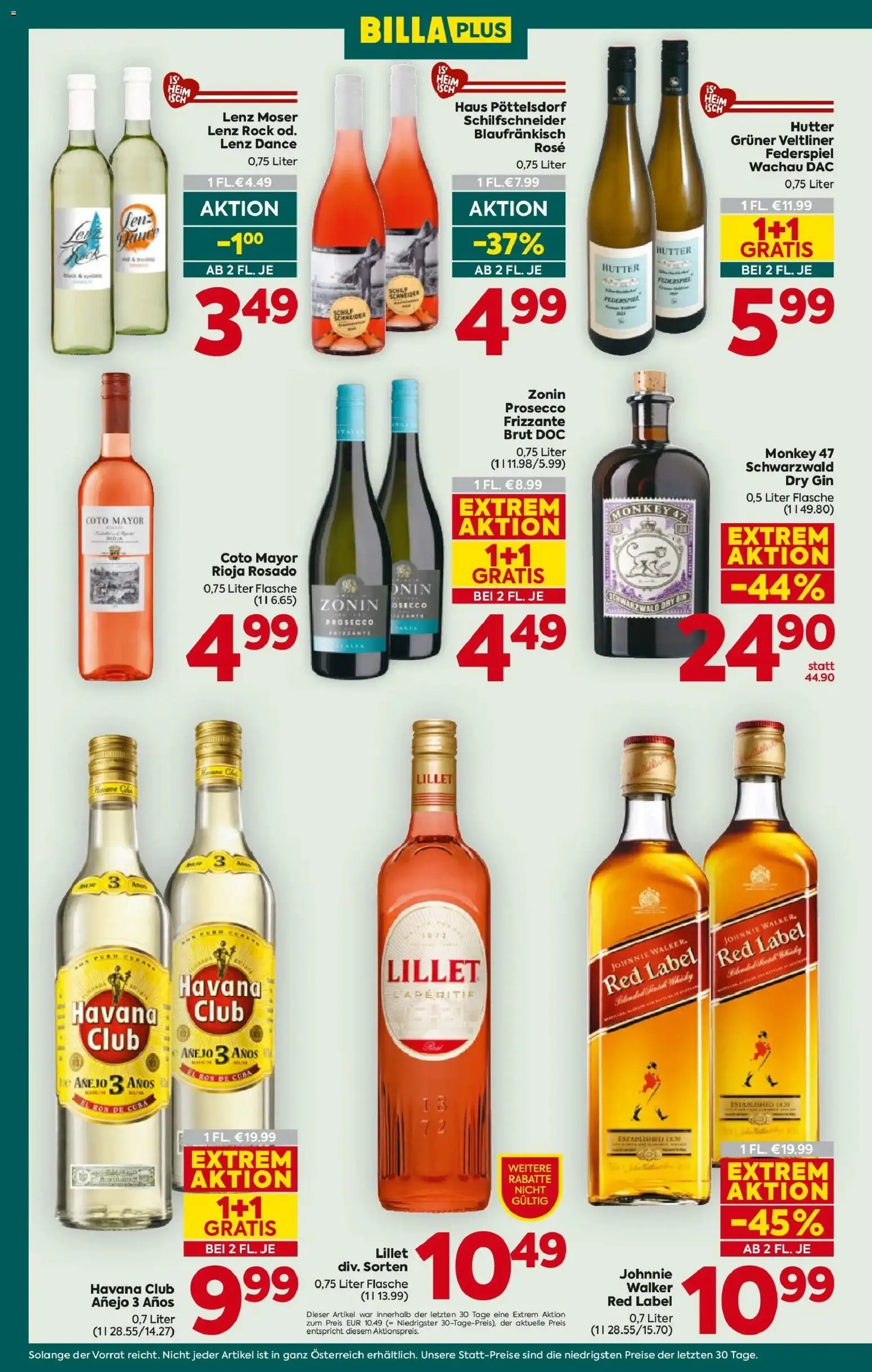 Billa Plus Flugblatt - Salzburg gültig ab 03.06.2026 | Seite: 14 | Produkte: Gin, Rock