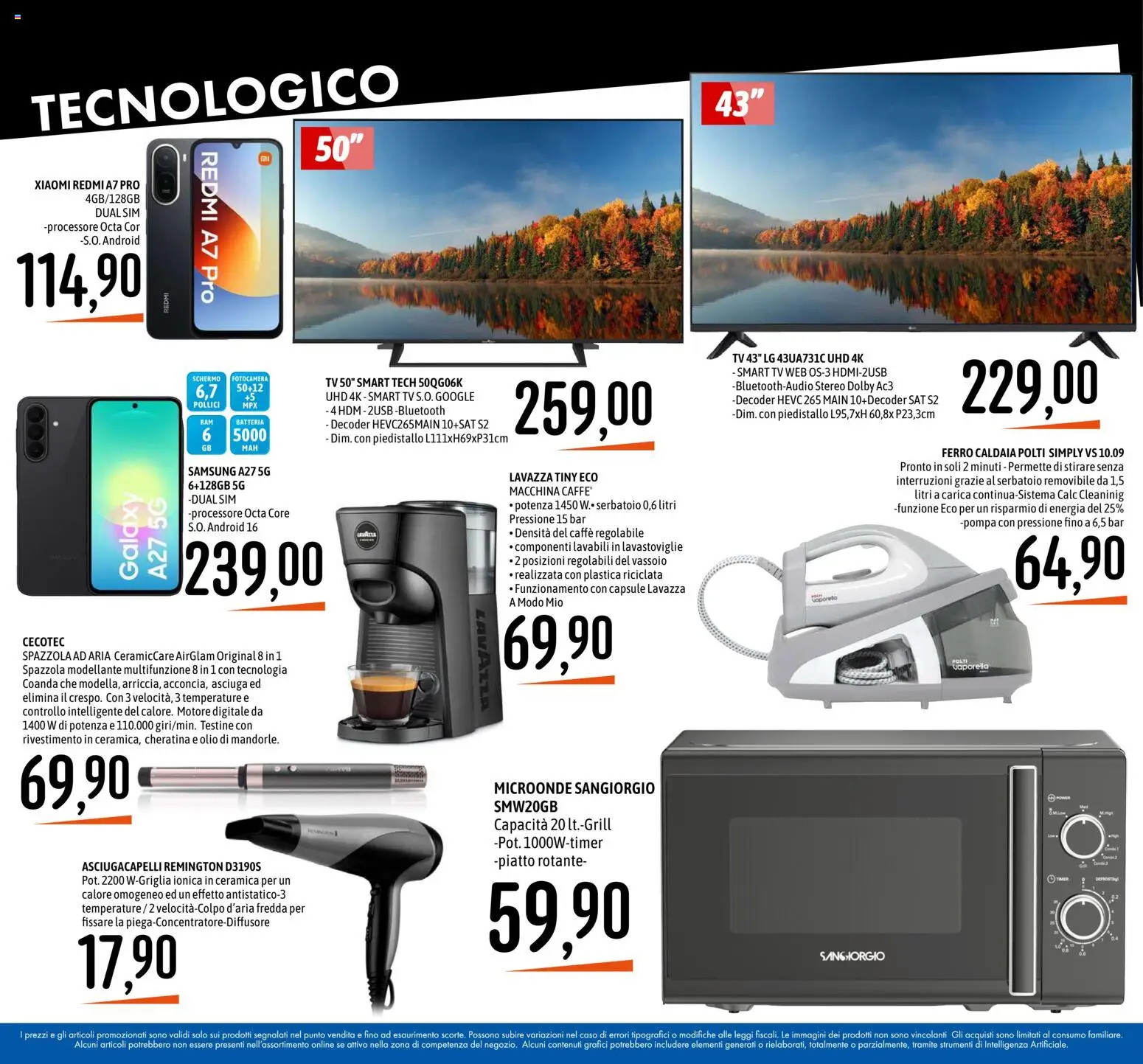 Volantino Emisfero del 24/09/2026 | Pagina: 26 | Prodotti: Caffè, TV, Fotocamera, Ferro