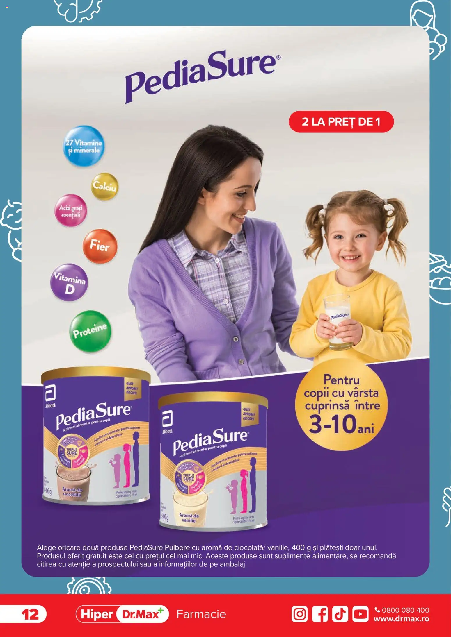 Noul catalog Dr.Max – valabil de la 01.04.2026 | Pagină: 12 | Produse: Șal, Masaüstü kılıfı, Ciocolată
