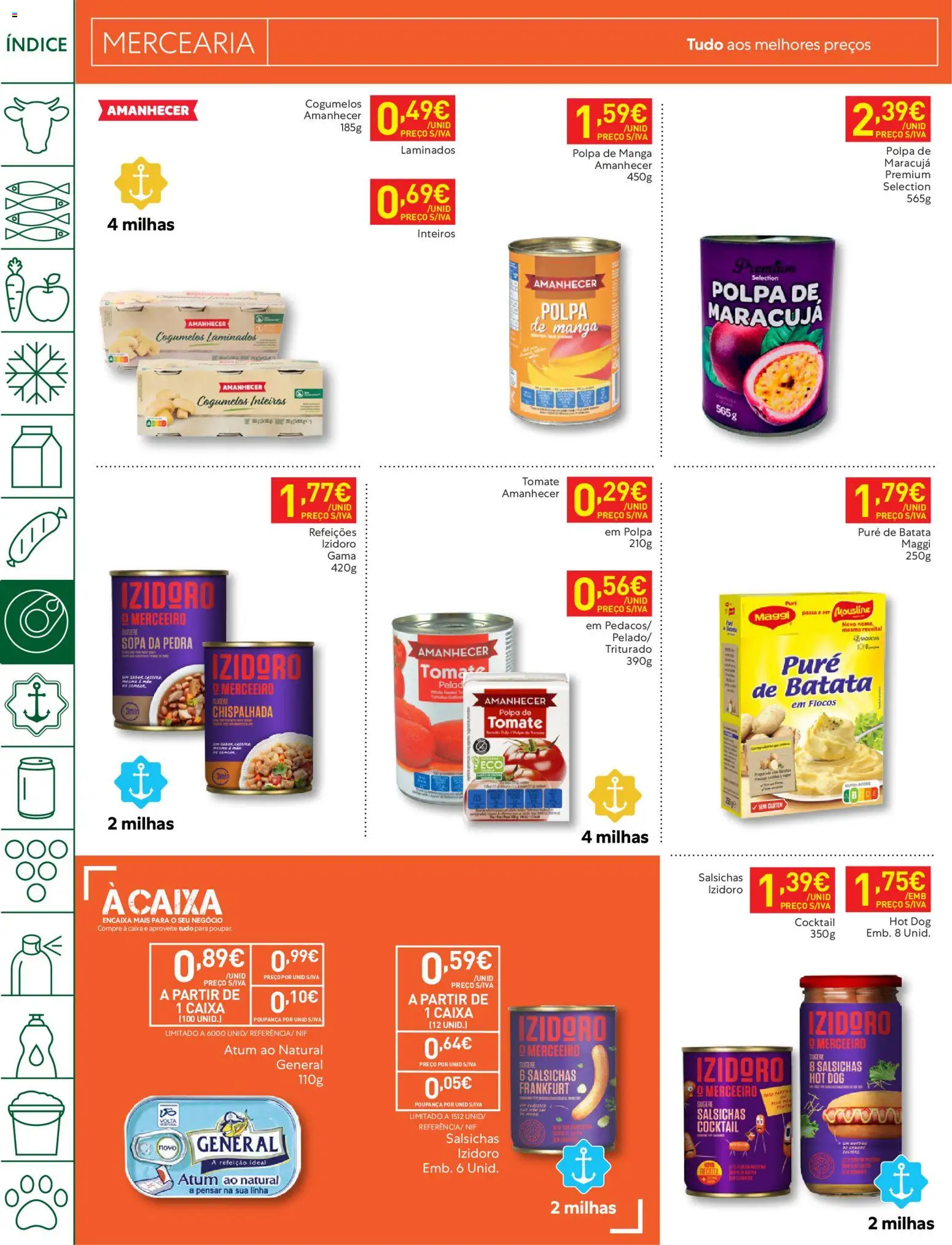 Recheio folheto Madeira │ válido de 27/10/2026 | Página: 14 | Produtos: Manga, Mercearia, Tomate, Cogumelos
