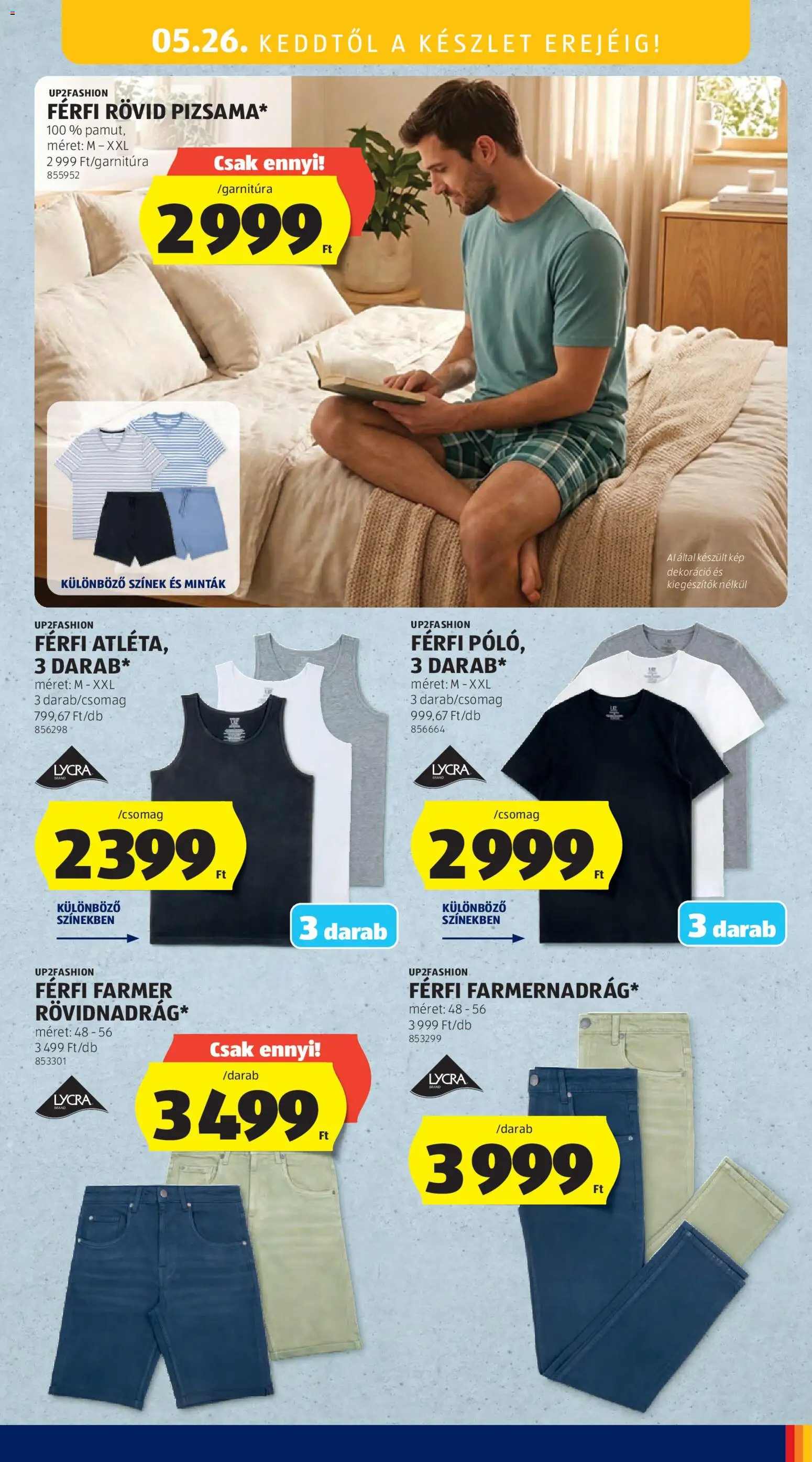 Aldi akciós ujság - amely érvényes a következő dátumtól: 21.05.2026 | Oldal: 13 | Termékek: Farmer, Dekoráció