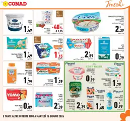 Anteprima del volantino FORMAGGIO FRESCO PRIMOSALE LINEA, FATTORIE OSELLA classico con fermenti lattici vivi 190 g valido a partire dal 04.06.2026 | Pagina: 11