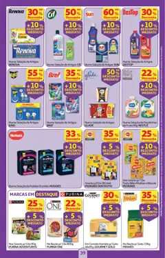 Pré-visualização Auchan folheto válido de 21.05.2026 | Página: 39 | Produtos: Purina one, Fraldas, Nestlé