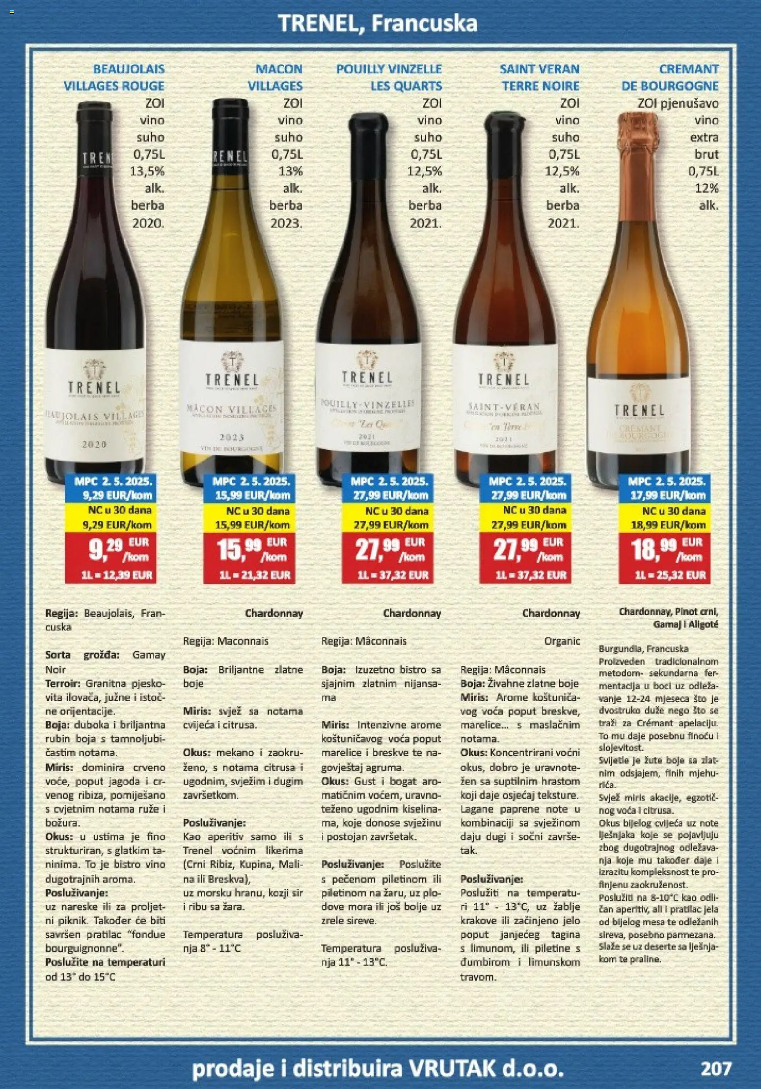 Vrutak katalog | vrijedi od 01.11.2025 | Stranica: 207 | Proizvodi: Aperitiv, Vino, Marelice, Breskva