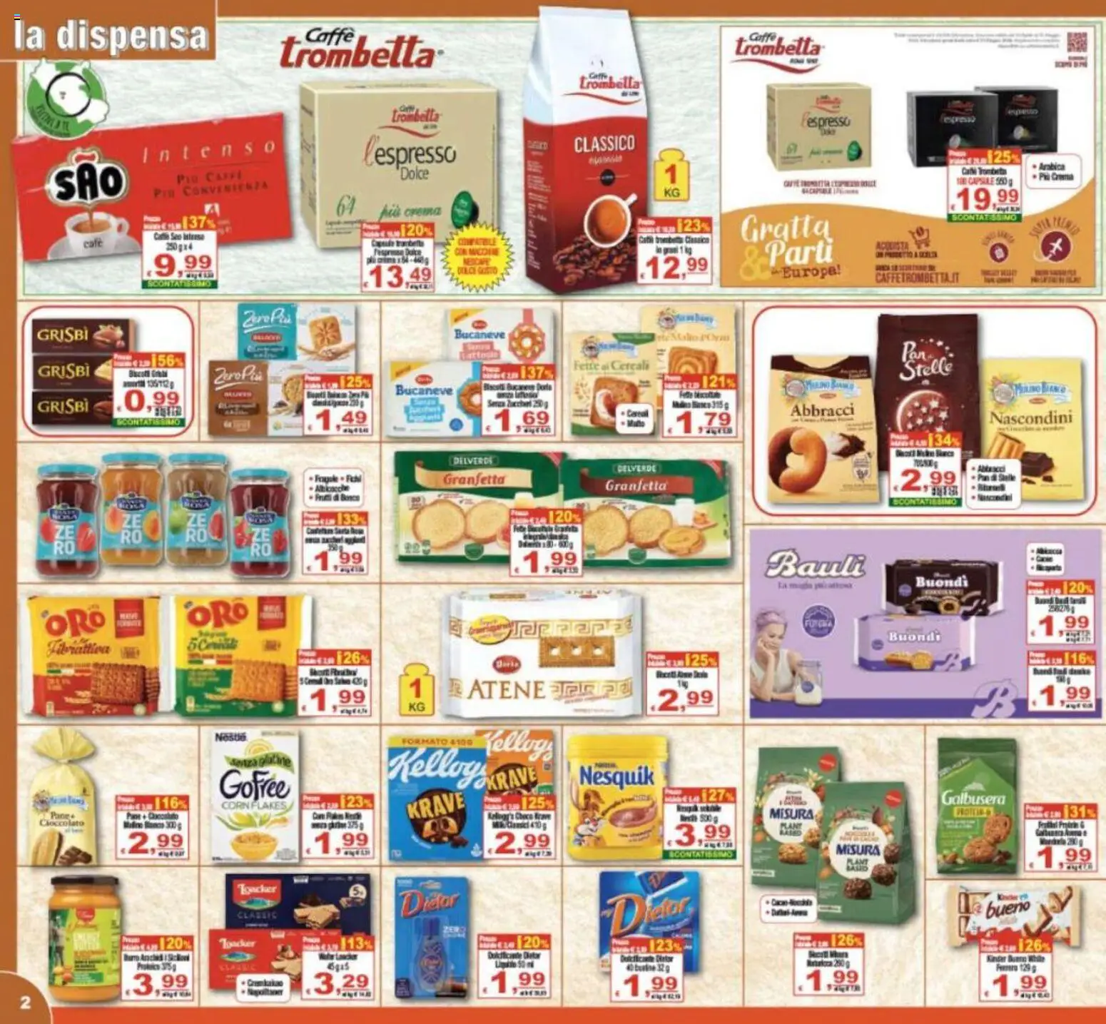 Volantino CTS del 08.05.2026 | Pagina: 2 | Prodotti: Dolcificante, Cioccolato, The, Albicocche