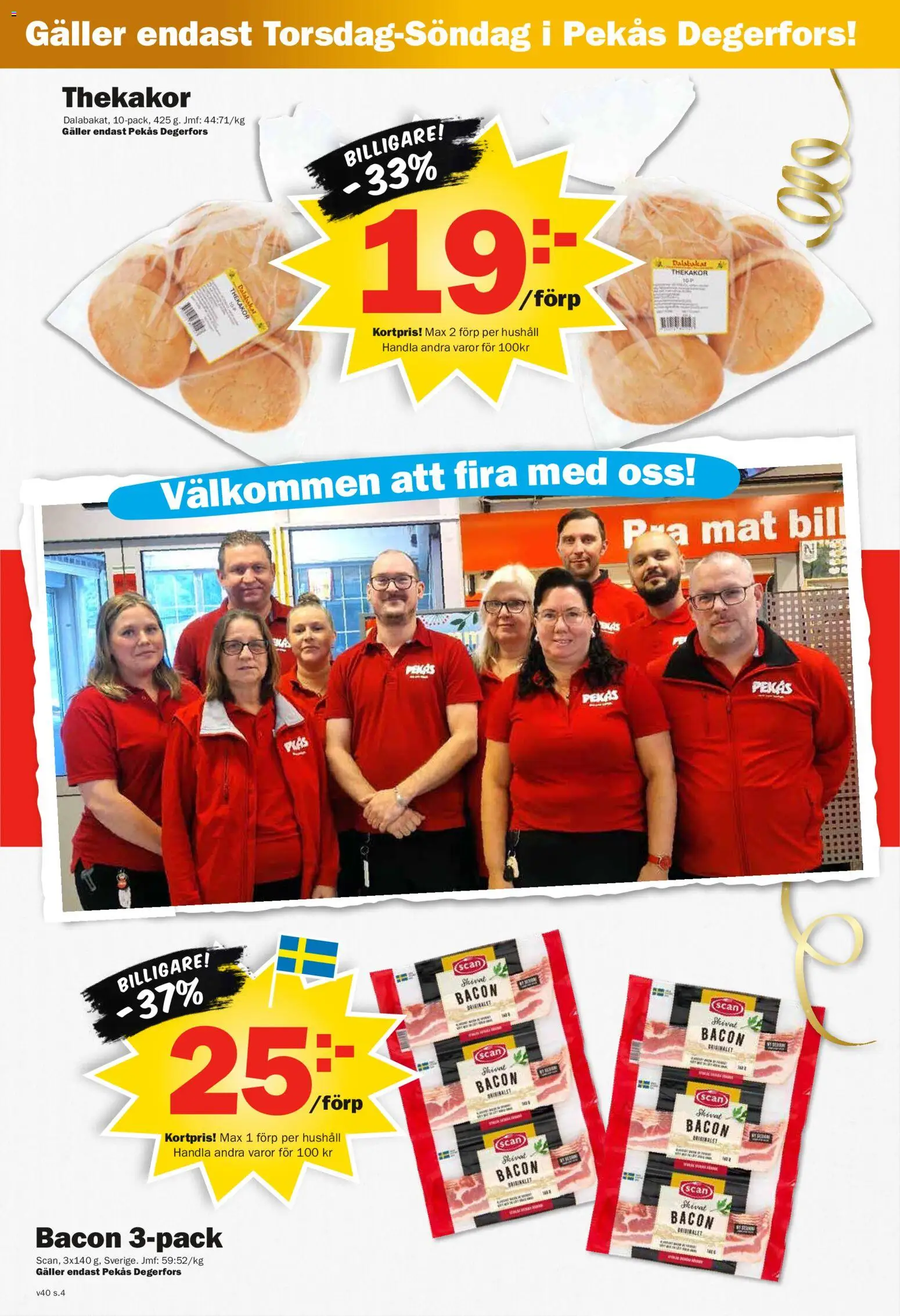 Pekås reklamblad aktuell från 28/09/2026 | Sida: 4