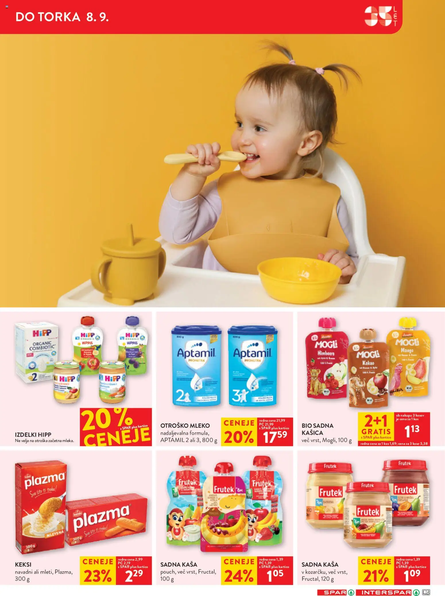 Novi Spar katalog ponudbe – veljaven od 02.09.2026 | Stran: 29 | Izdelki: Keksi, Kos, Mleko