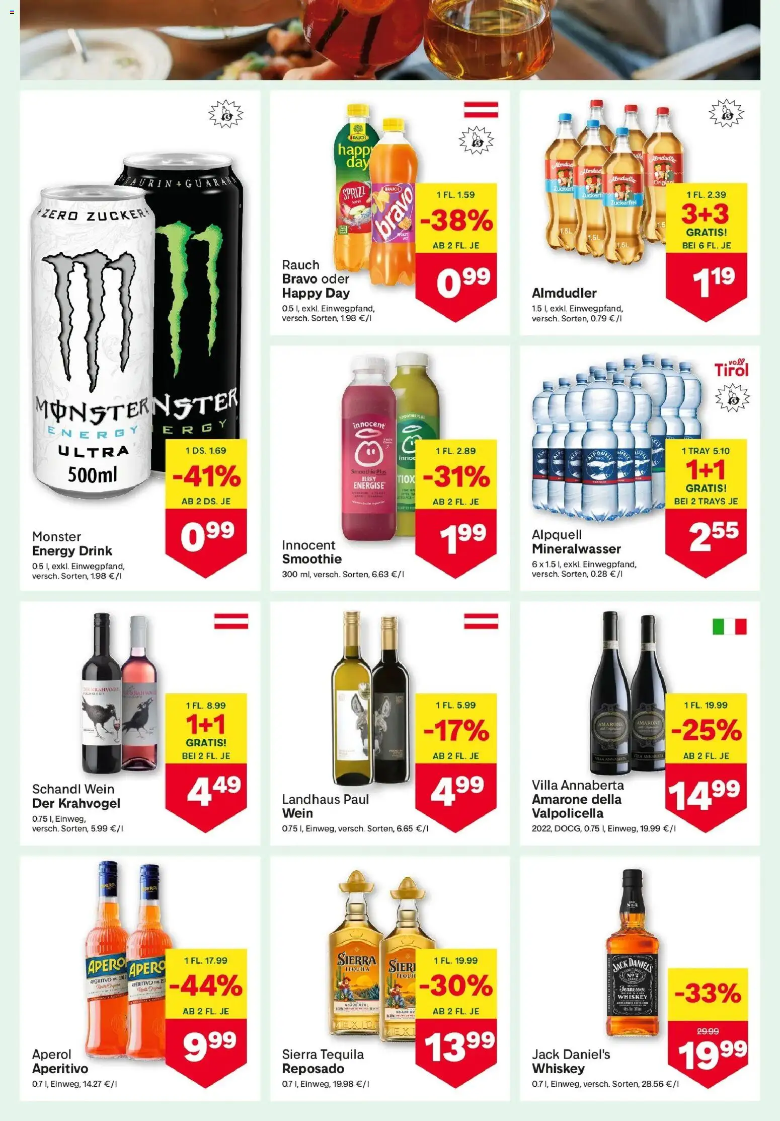 MPREIS Pfunds von 29.10.2026 - Aktuelle Angebote | Seite: 14 | Produkte: Whiskey, Zucker, Aperol, Wein