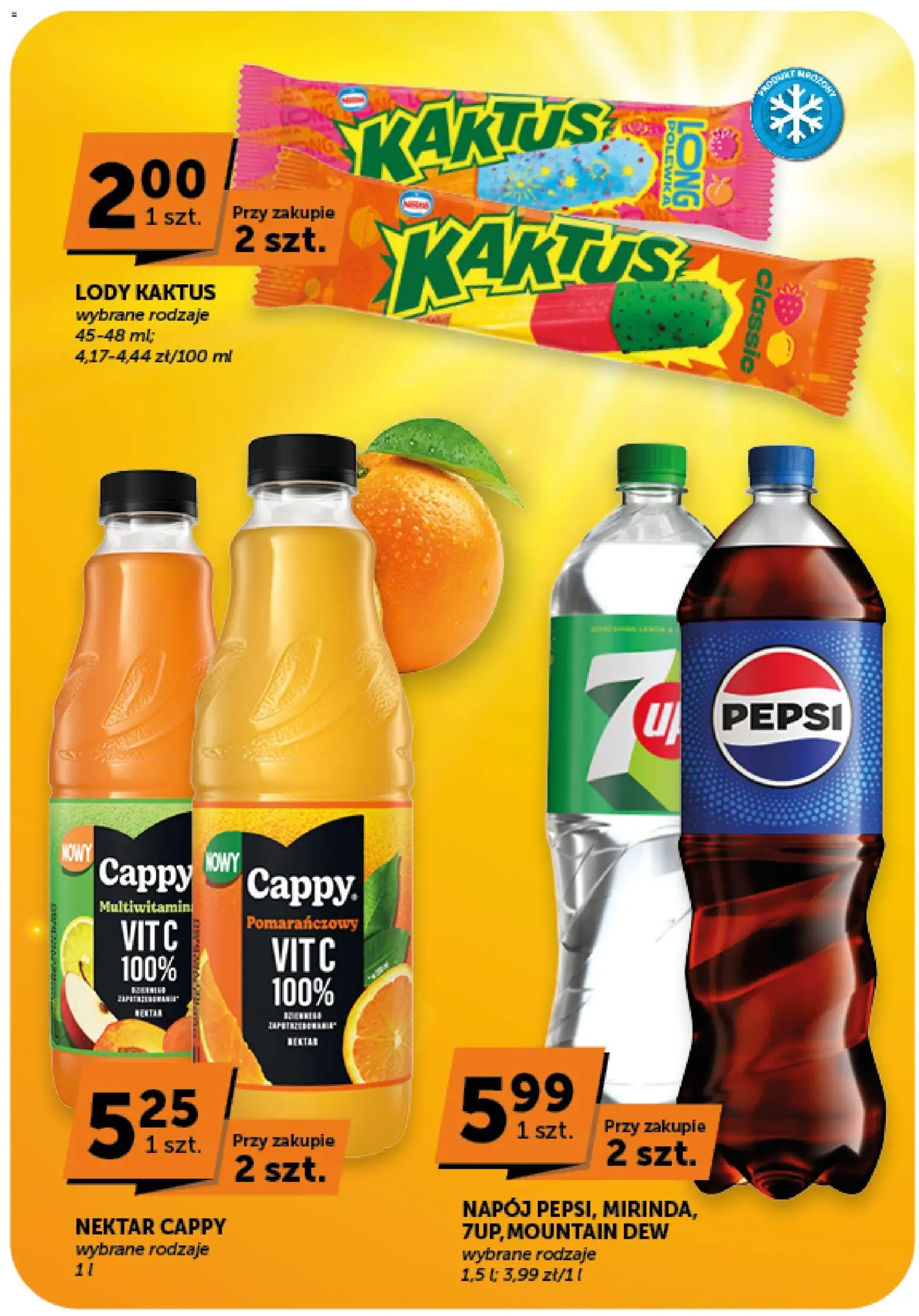 ABC gazetka - Market od 30.07.2026 | Strona: 9 | Produkty: Pepsi, Lody Kaktus, Lody