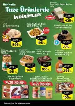 30 Temmuz 2026 tarihinden itibaren geçerli olan Onur Market kataloğu önizlemesi | Sayfa: 2