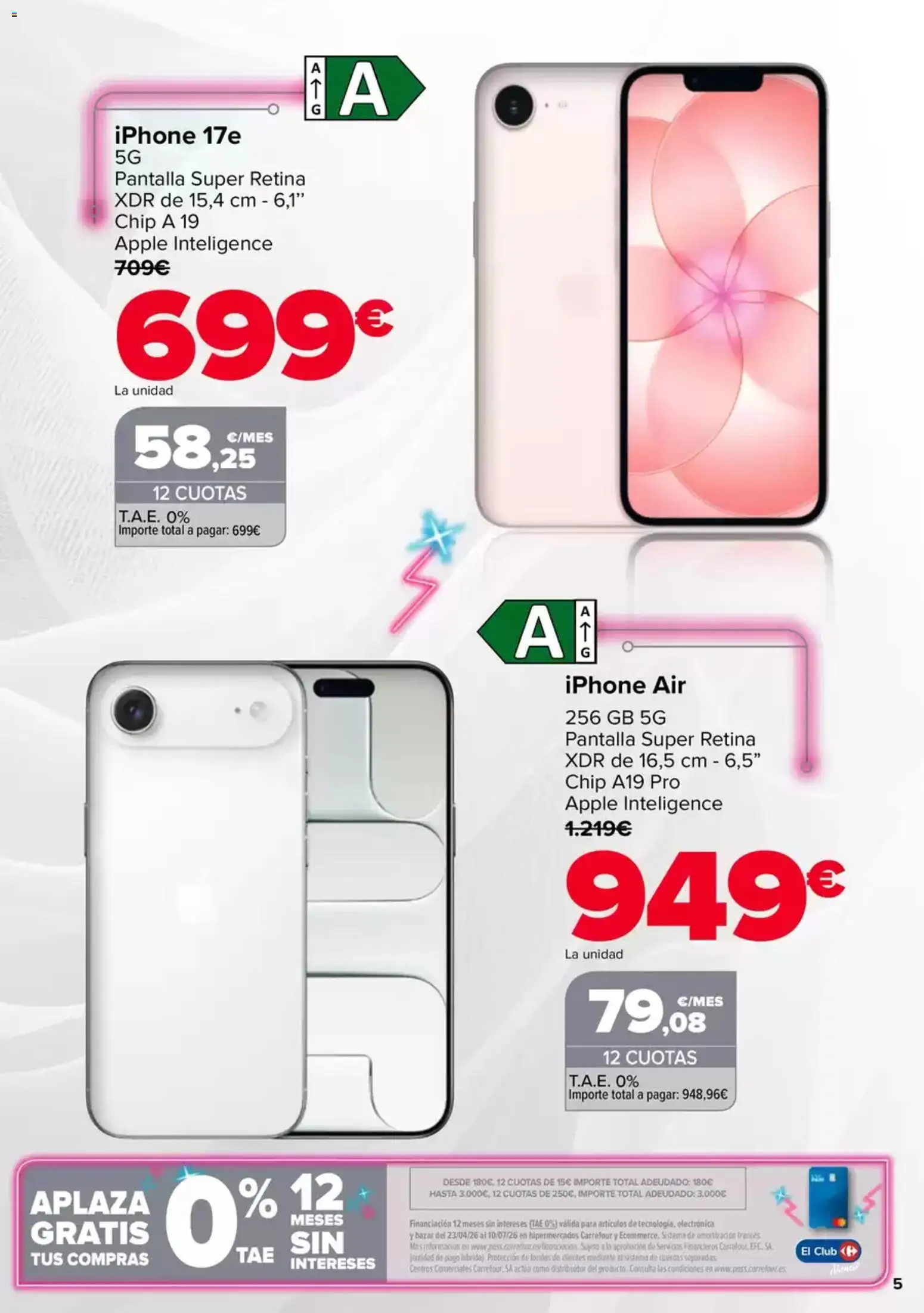 Carrefour Apple Days │ válido desde el 15.05.2026 | Página: 5 | Productos: Apple, Iphone