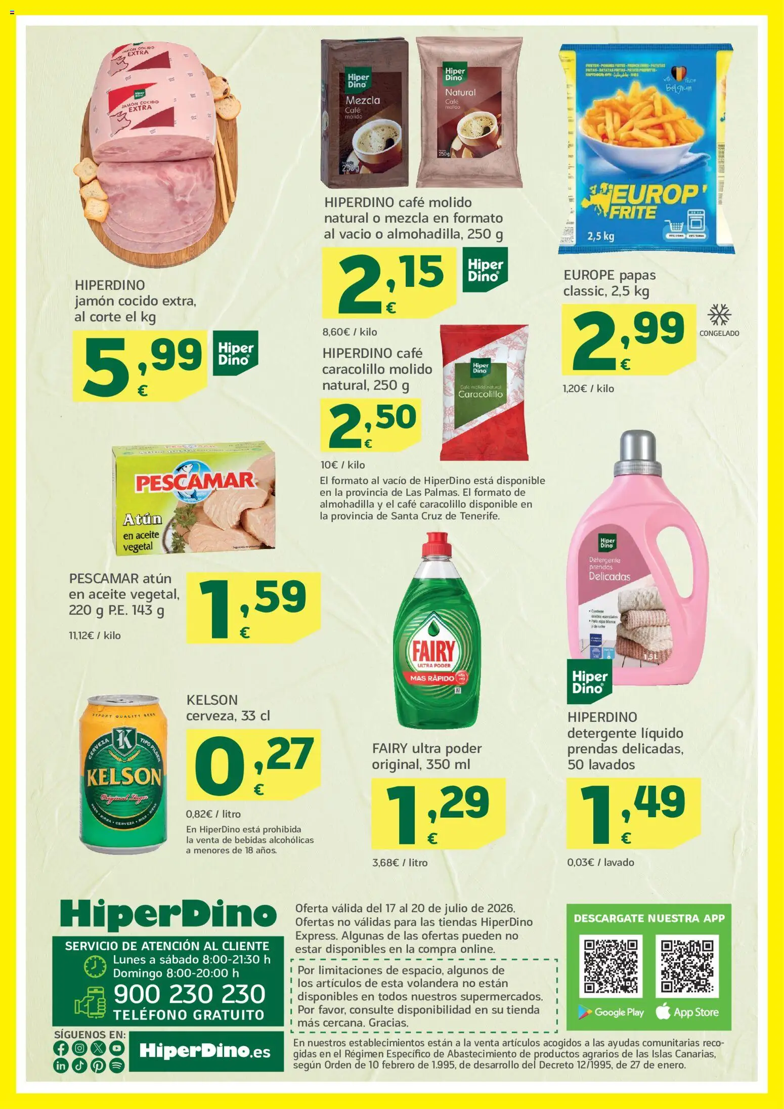 HiperDino Supermercados │ válido desde el 17/07/2026 | Página: 2