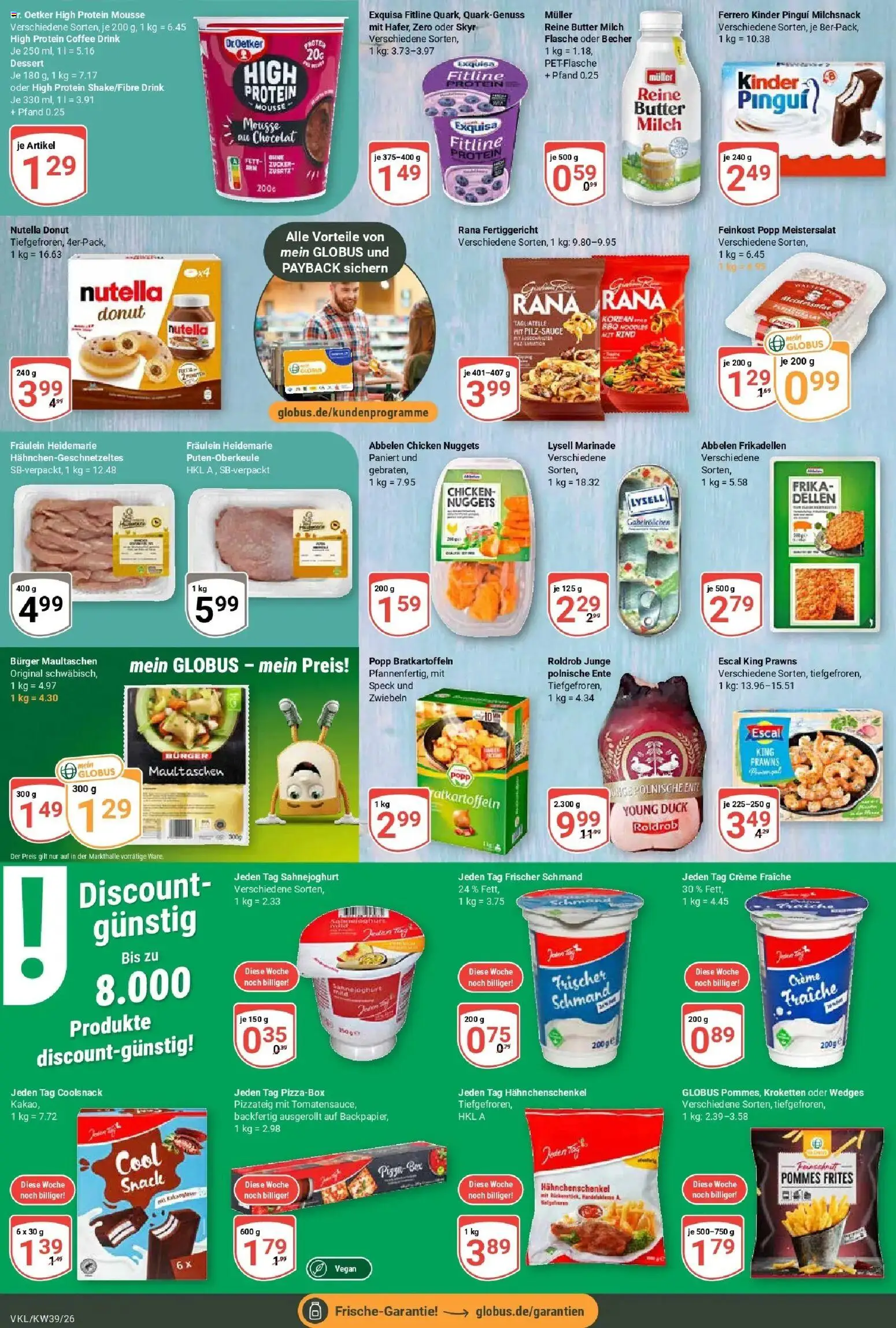 Globus Prospekt Völklingen (ab 21.09.2026) » Angebote online | Seite: 12 | Produkte: Hahnchenschenkel, Zwiebeln, Maultaschen, Ente