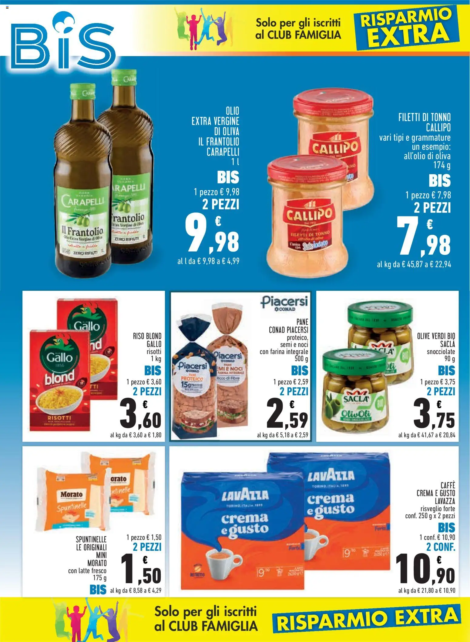 Volantino Conad del 08/10/2026 | Pagina: 4 | Prodotti: Olio, Noci, Farina integrale, Olio extra vergine
