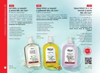 Ofertele Life Care valabile de la 01.04.2026 | Pagină: 104 | Produse: Bio, Duș, Săpun, Săpun lichid