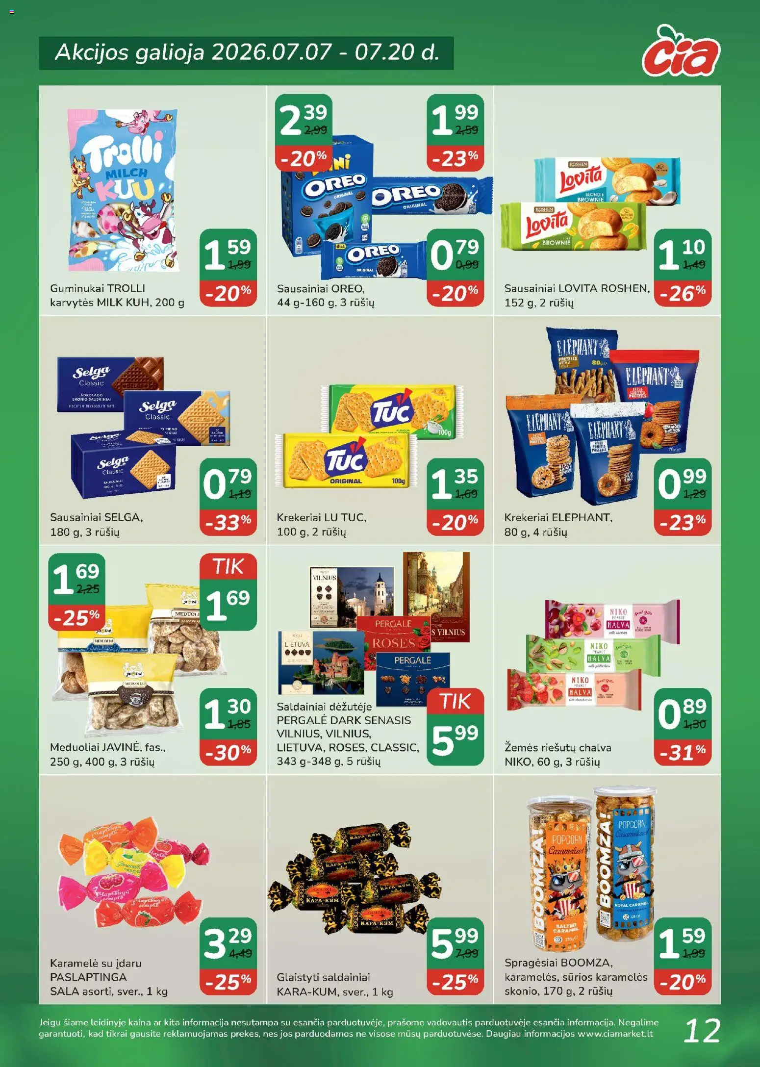 ČIA MARKET akcijos nuo 2026.07.07 | Puslapis: 12