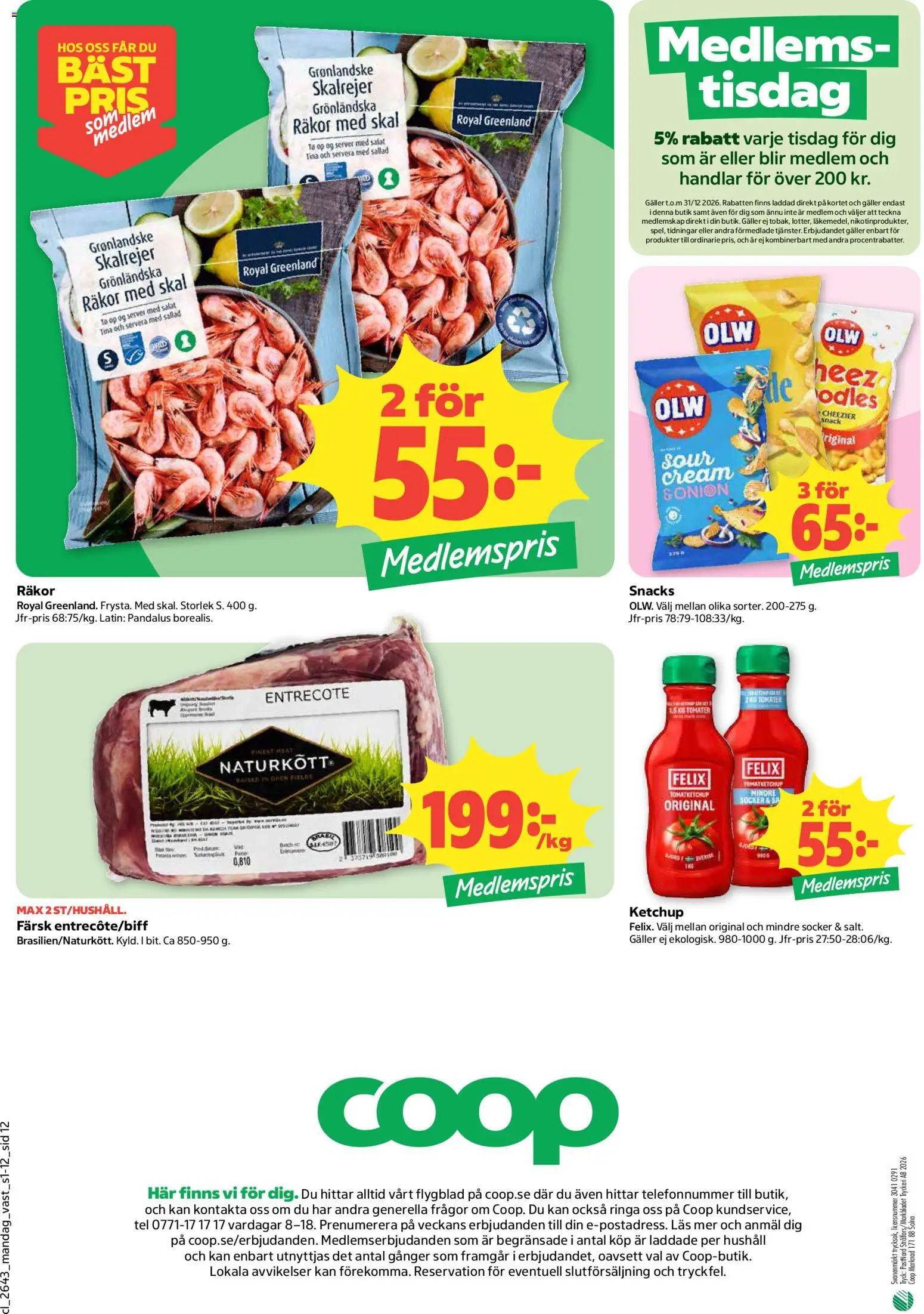 Coop reklamblad aktuell från 19/10/2026 | Sida: 12
