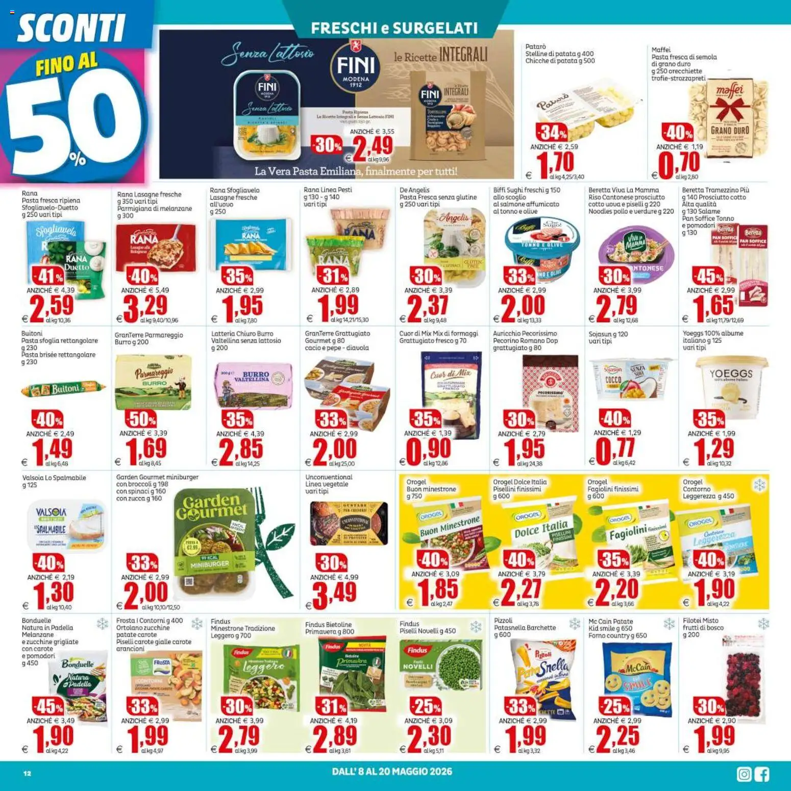 Volantino Elite Supermercati del 08.05.2026 | Pagina: 12 | Prodotti: Minestrone, Pollo, Prosciutto, Cocco