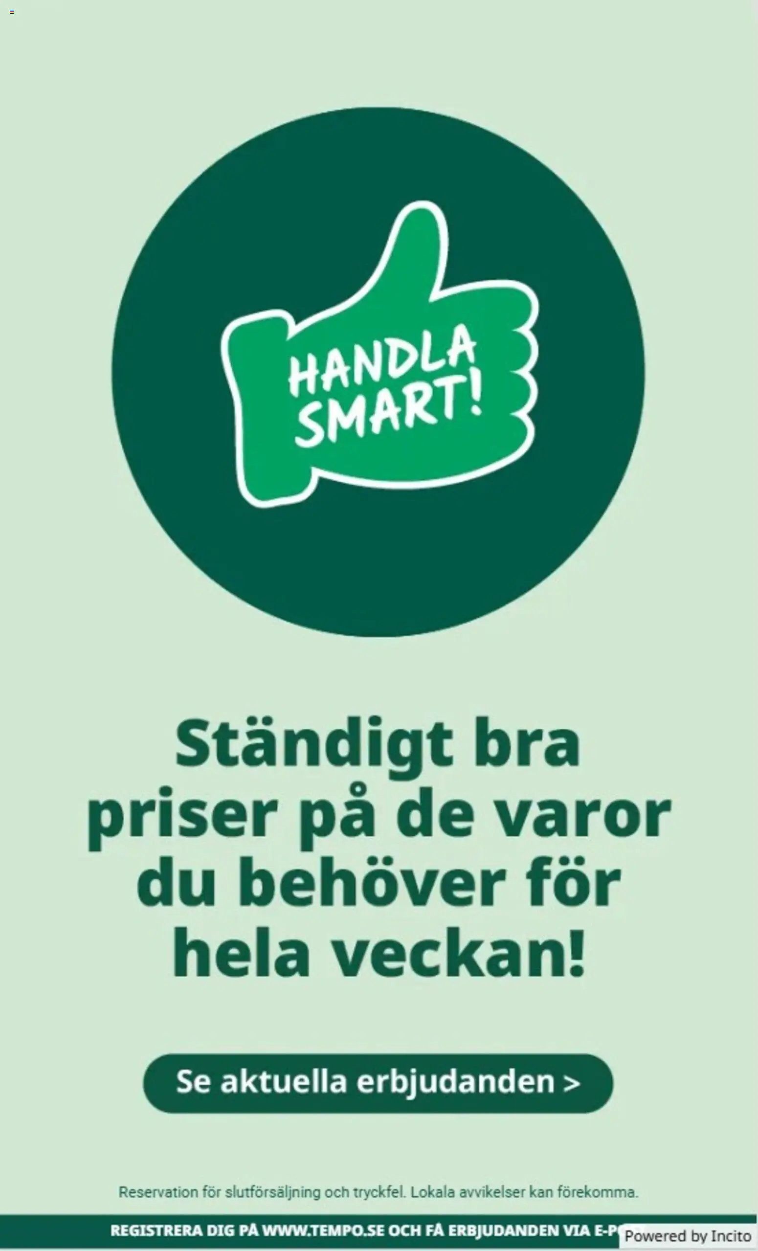 Tempo reklamblad aktuell från 19/10/2026 | Sida: 7