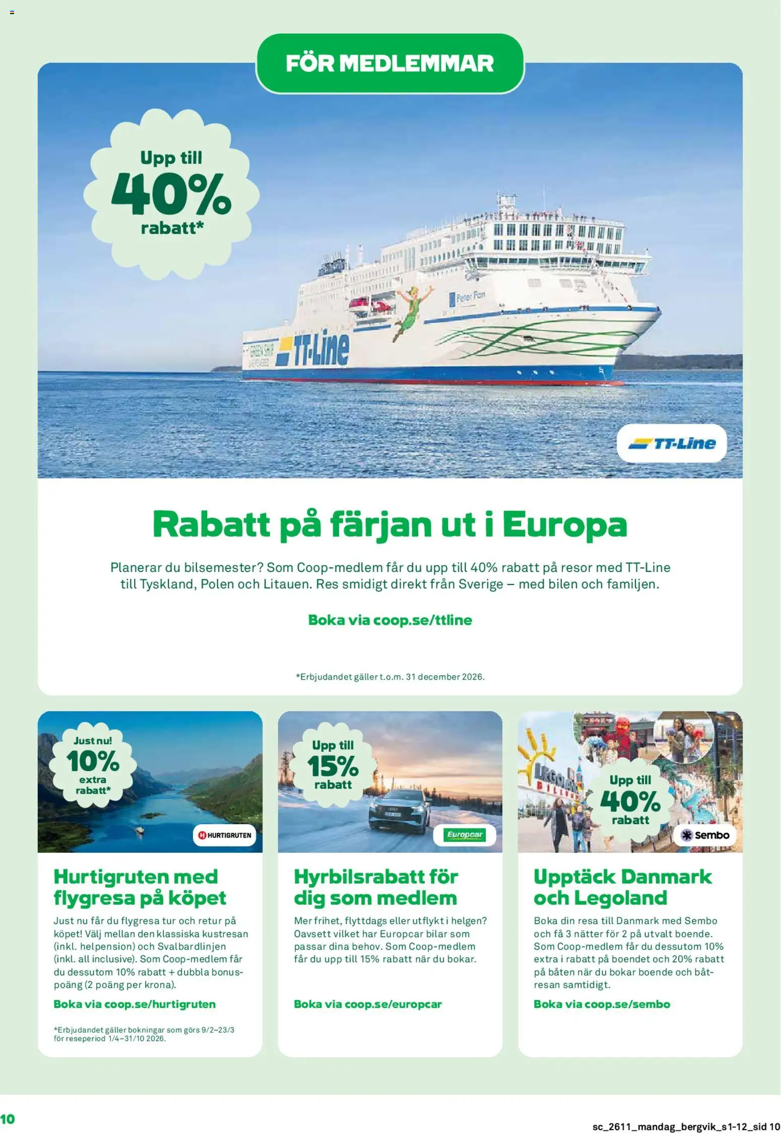 Stora Coop reklamblad aktuell från 09.03.2026 | Sida: 10 | Produkter: Galler
