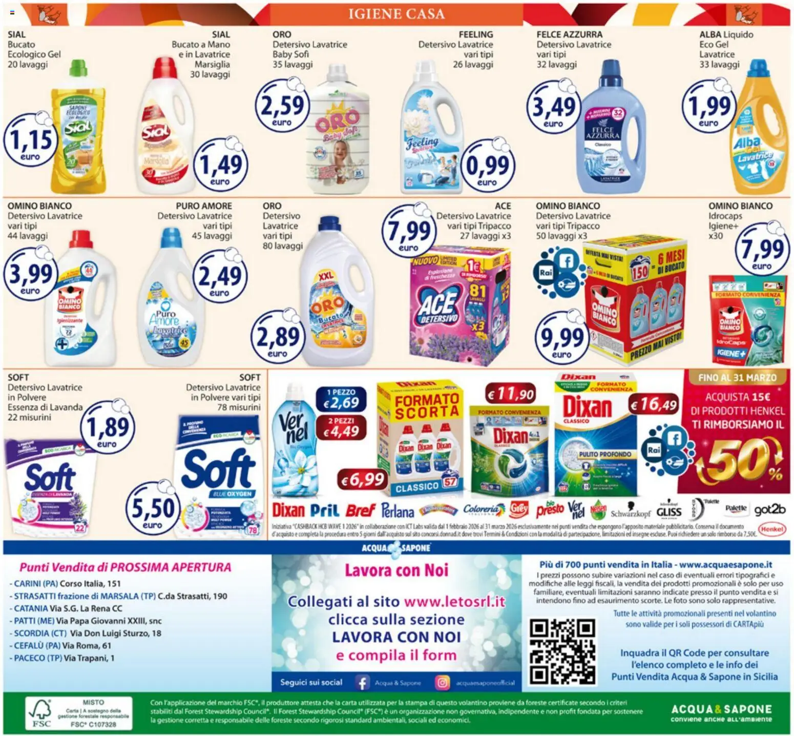 Volantino Acqua e Sapone del 09.03.2026 | Pagina: 20 | Prodotti: Sapone, Acqua, Lavanda, Stampa