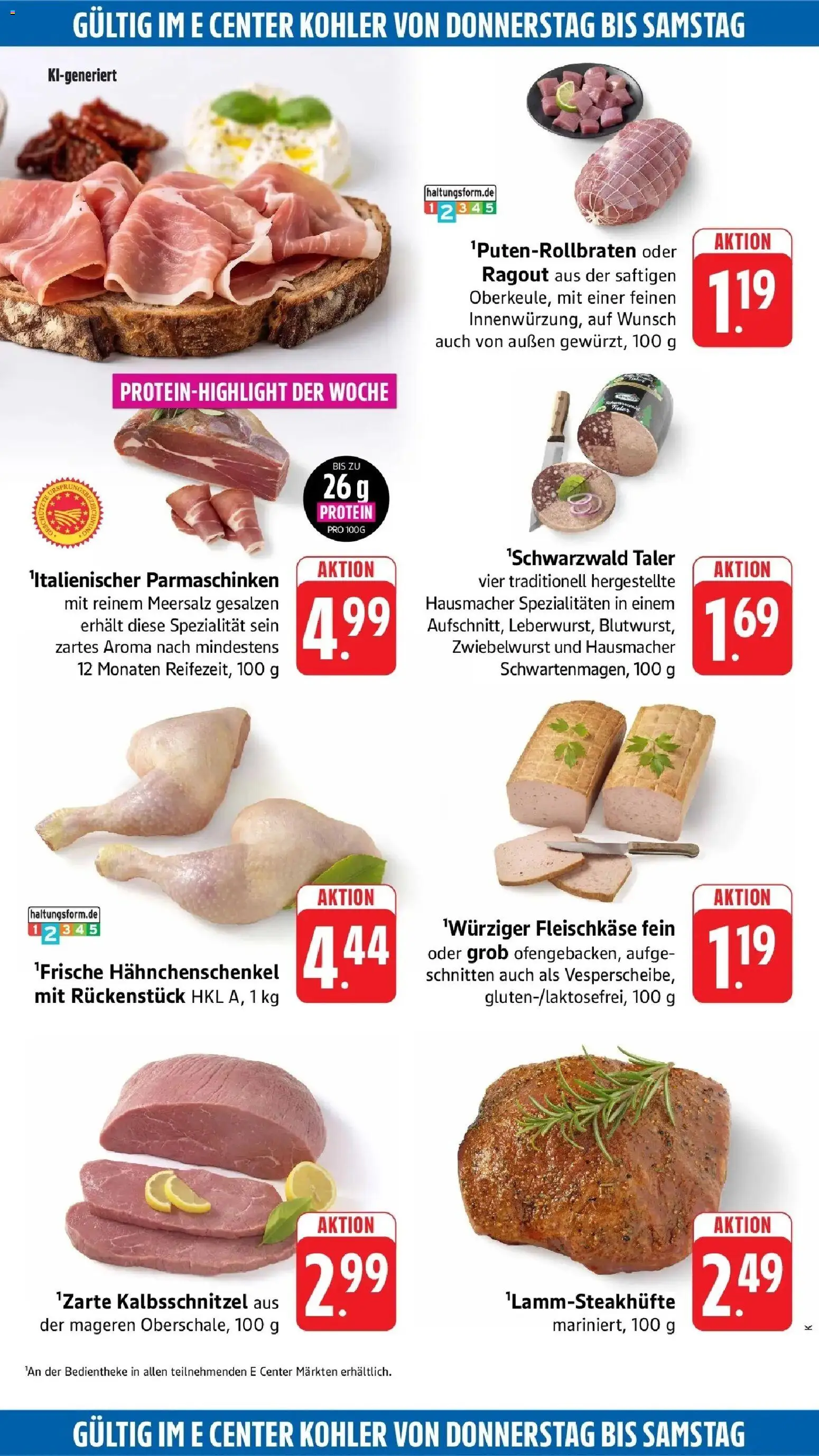 Edeka Prospekt Ettenheim (ab 19.10.2026) » Angebote Online | Seite: 58 | Produkte: Hahnchenschenkel, Spezialitäten