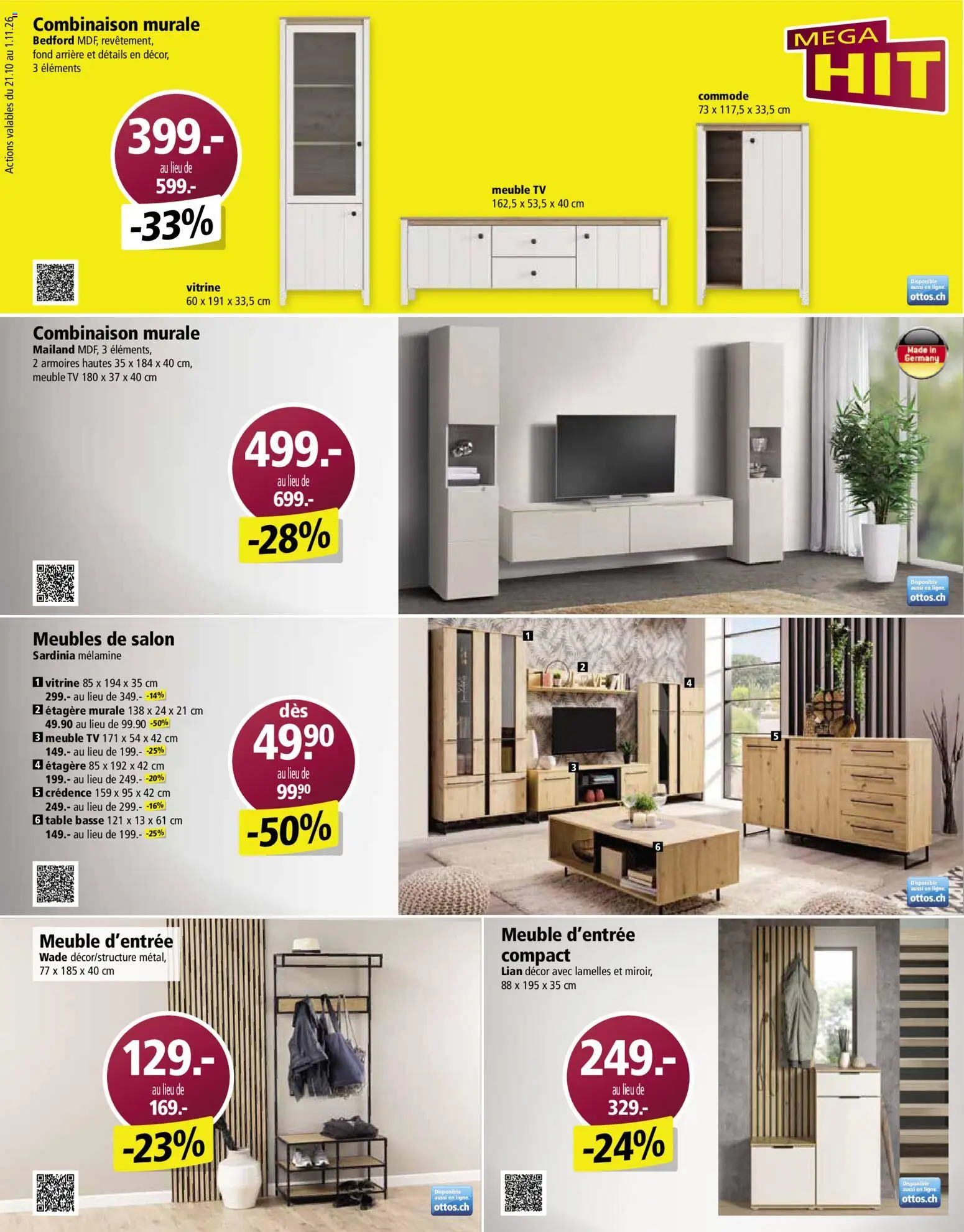Otto's aktionen FR – gültig ab 21.10.2026 | Seite: 20 | Produkte: Vitrine, TV