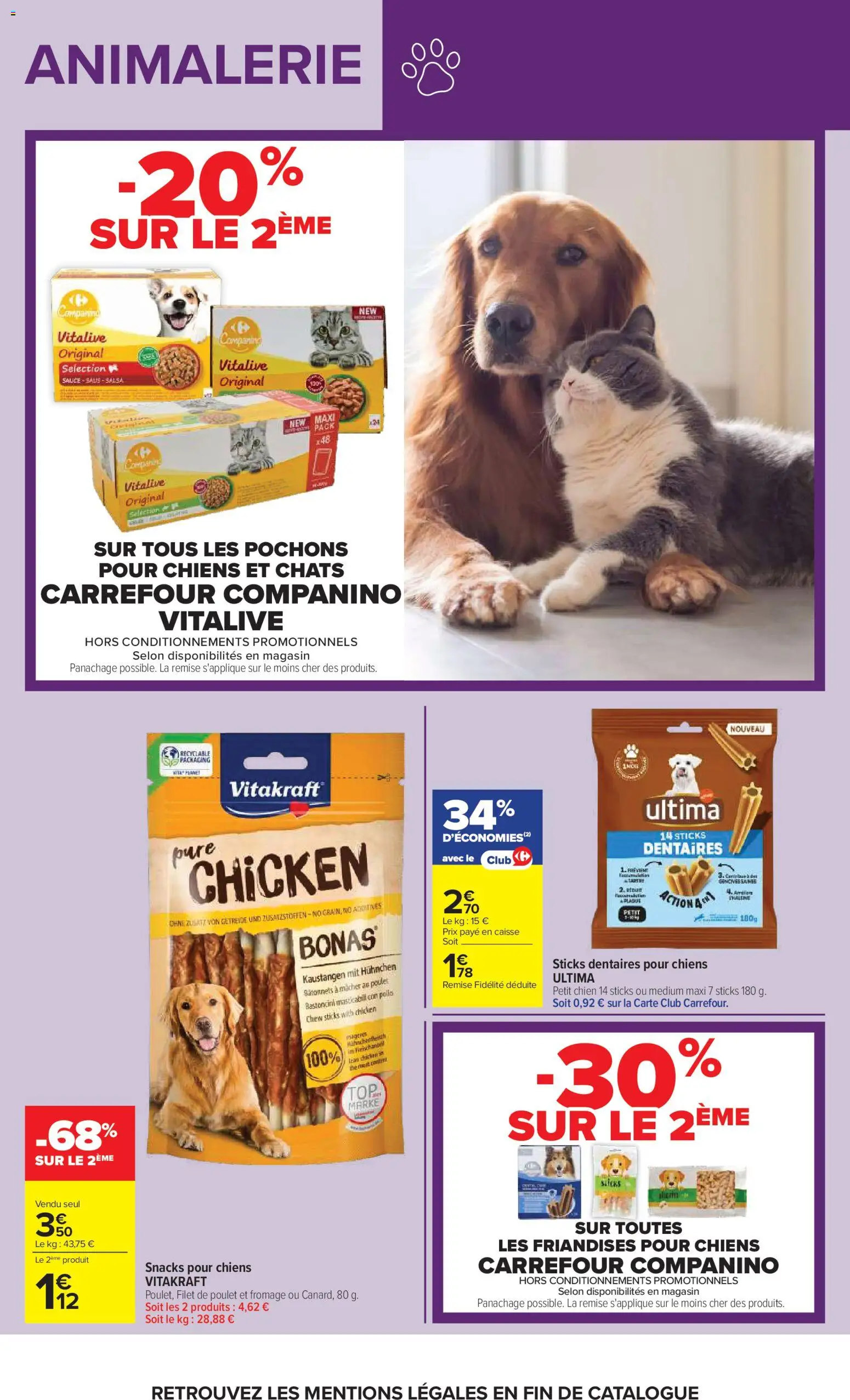 {H1} | Page: 58 | Produits: Pochons pour chiens, Pochons, Poulet, Fromage