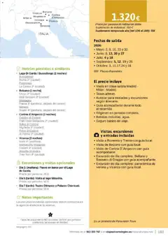 Vista previa Viajes El Corte Inglés Rutas Culturales de la Comunidad de Madrid válido desde el 01/04/2026 | Página: 183 | Productos: Cortina, Bebidas