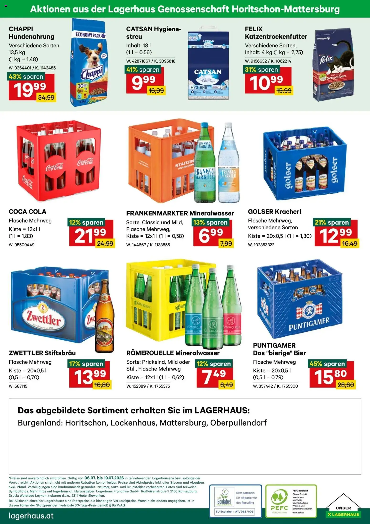 Lagerhaus - Wochen Angebote gültig ab 05.07.2026 | Seite: 8 | Produkte: Bier