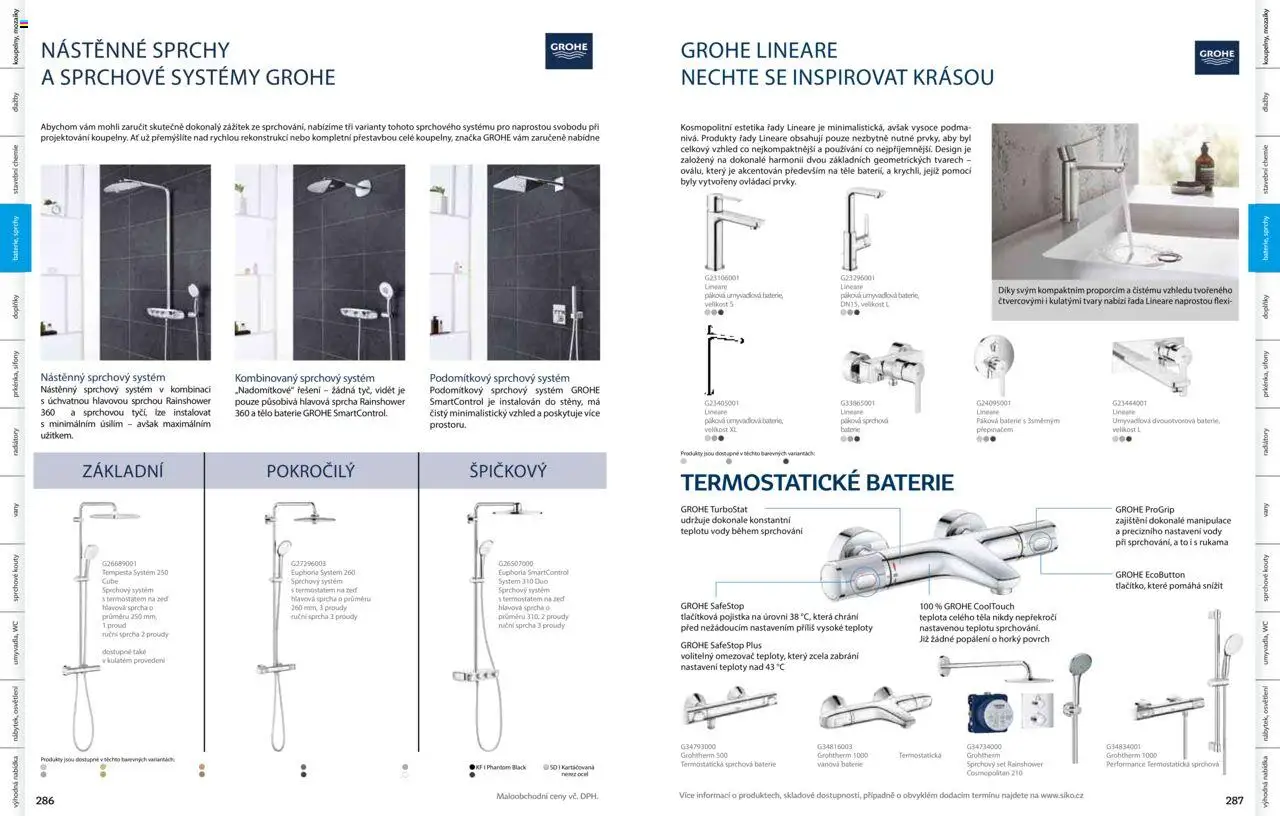 Siko koupelny katalog Koupelny 2025/2026 od 14.10.2025 | Strana: 144 | Produkty: Osvětlení, Sprcha, Wc, Baterie
