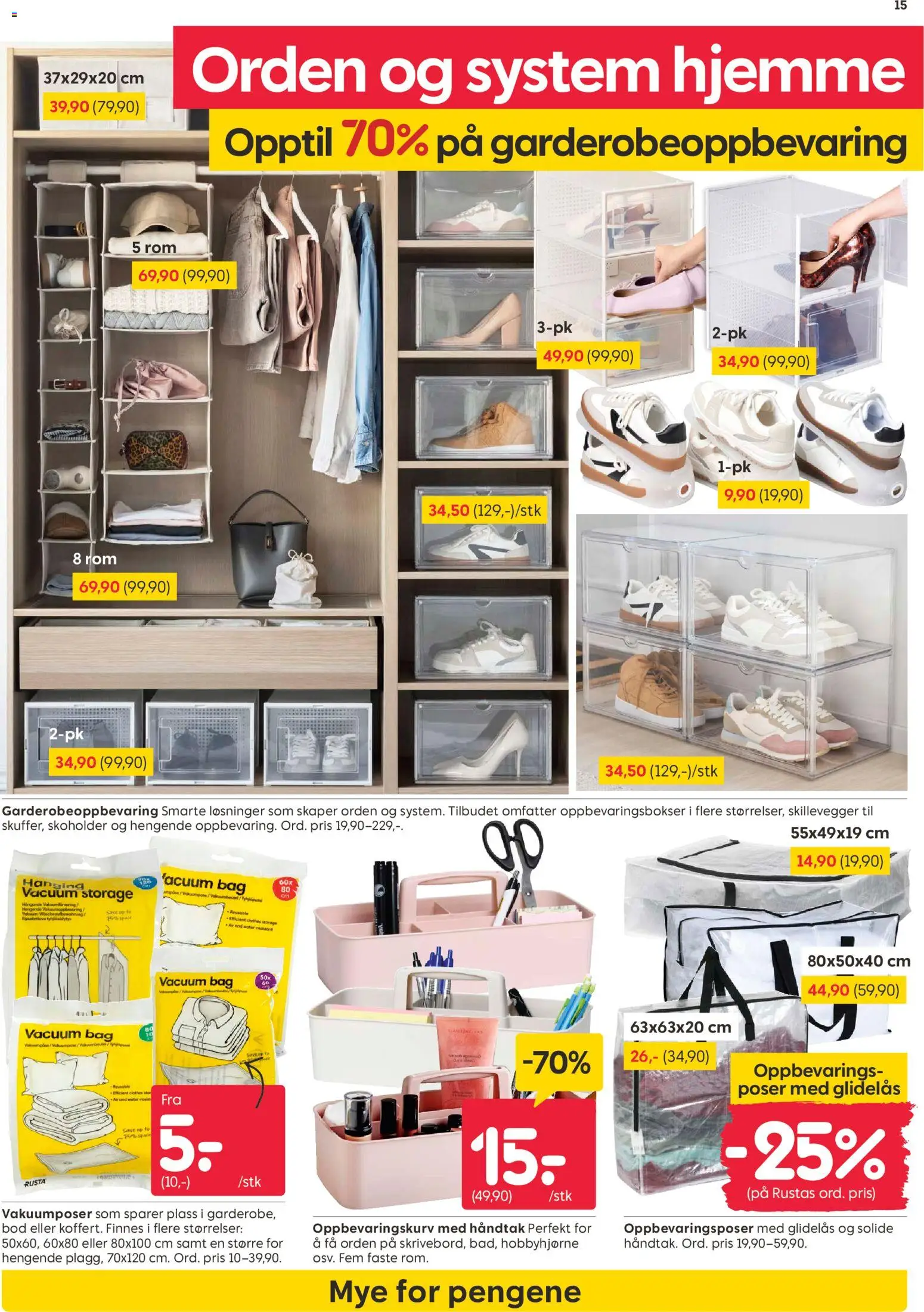 {H1} | Side: 15 | Produkter: Oppbevaringsbokser, Rom, Oppbevaringsboks, Håndtak
