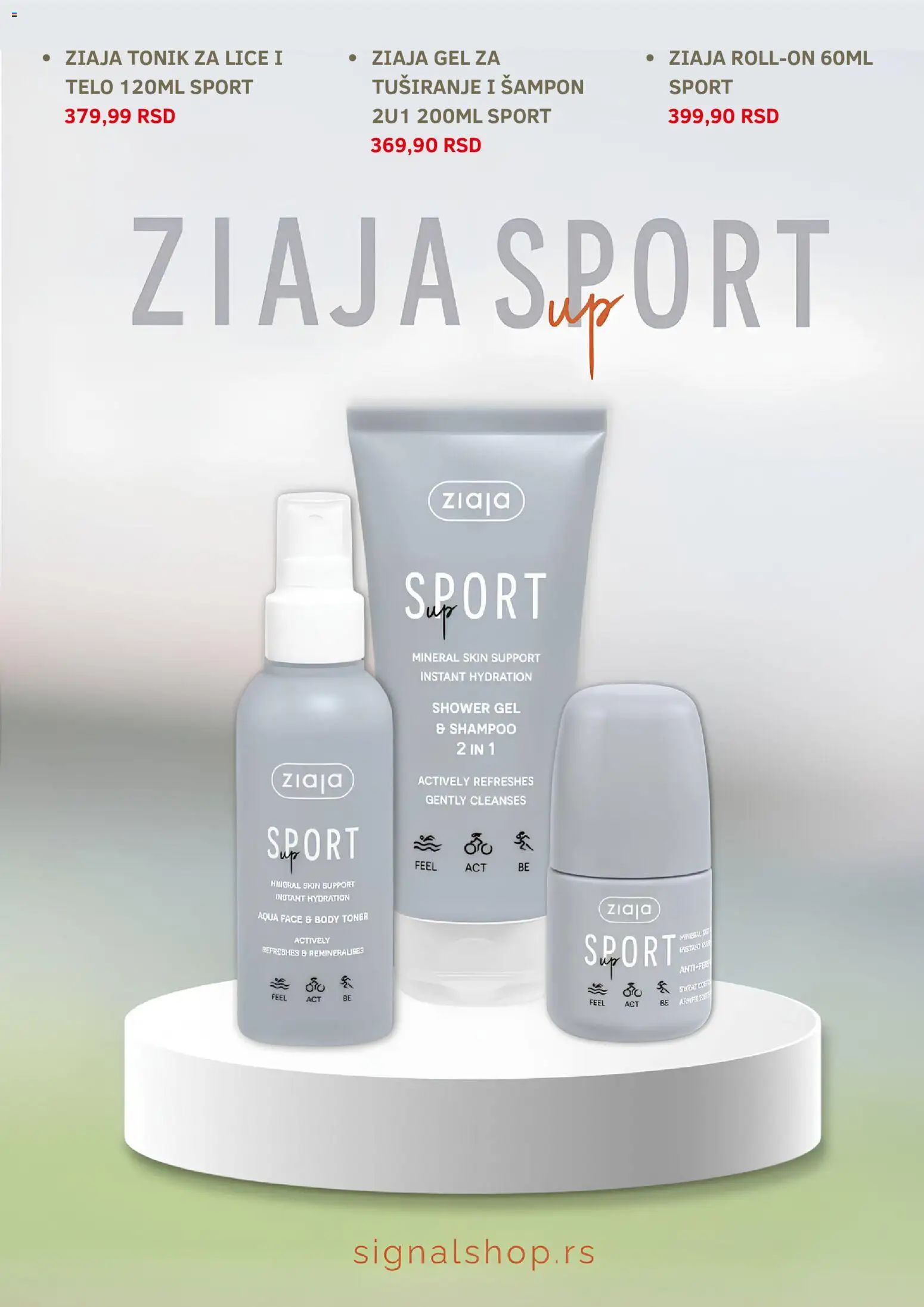 Signal Plus katalog - važi od 17.09.2026 | Strana: 5 | Proizvode: Šampon, Toner, Tonik