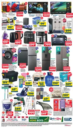 Pick n Pay specials catalogue – valid from 07/07/2026 | Page: 4 | Products: Oven, Box, Soundbar, Syrup