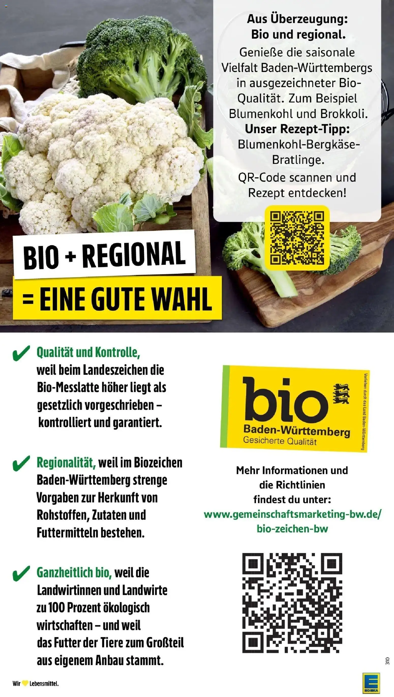 Edeka Prospekt Überlingen (ab 14.09.2026) » Angebote Online | Seite: 35 | Produkte: Blumenkohl