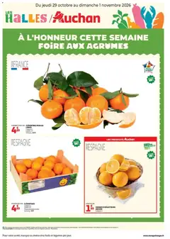 Auchan - Foire aux agrumes - Voorbeeld van een folder van Auchan, geldig van 29/10/2026
