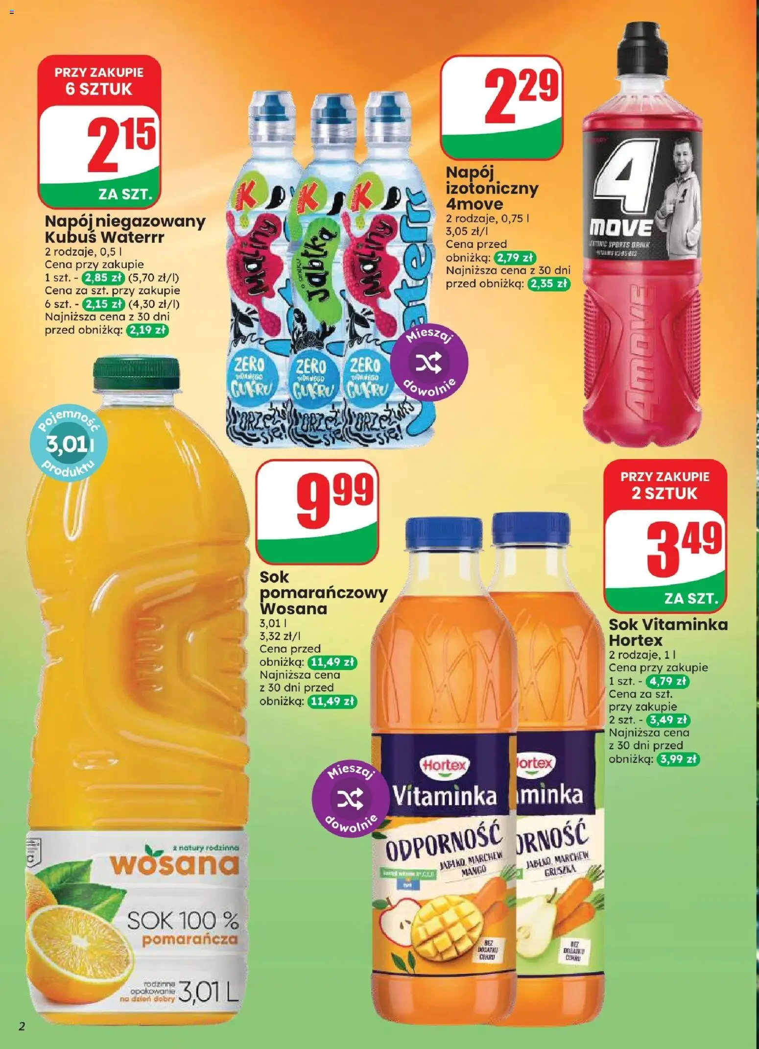 Dino gazetka od 12.08.2026 | Strona: 2 | Produkty: Mango, Curry, Marchew, Sok
