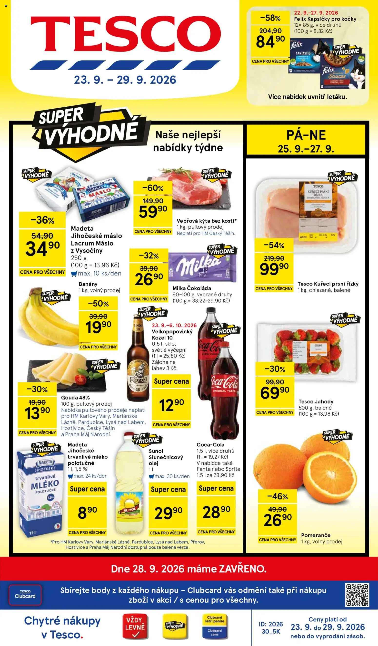 Tesco leták - Hypermarket od 23.09.2026 | Strana: 1