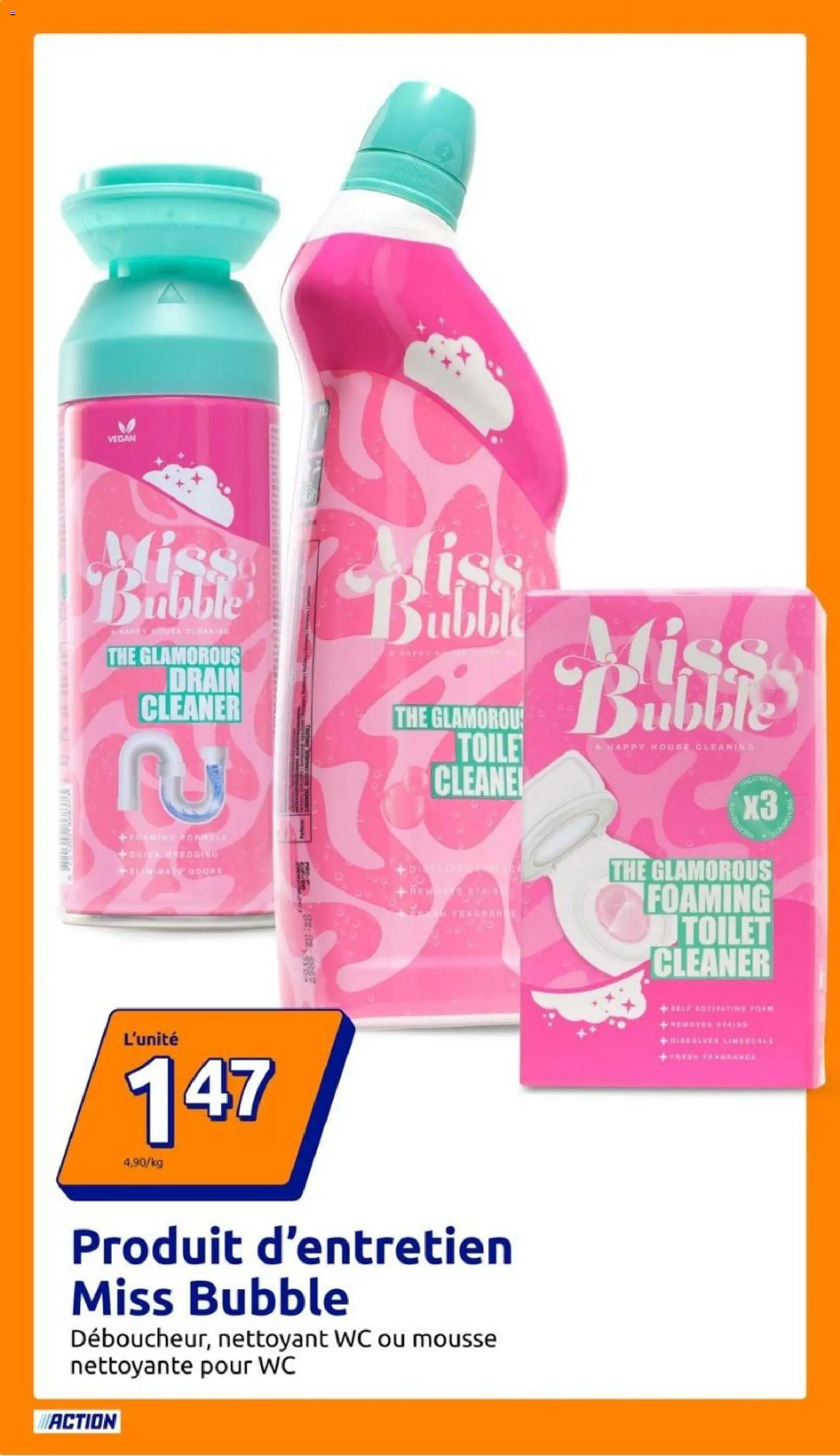 {H1} | Page: 16 | Produits: Mousse, Nettoyant wc, Thé