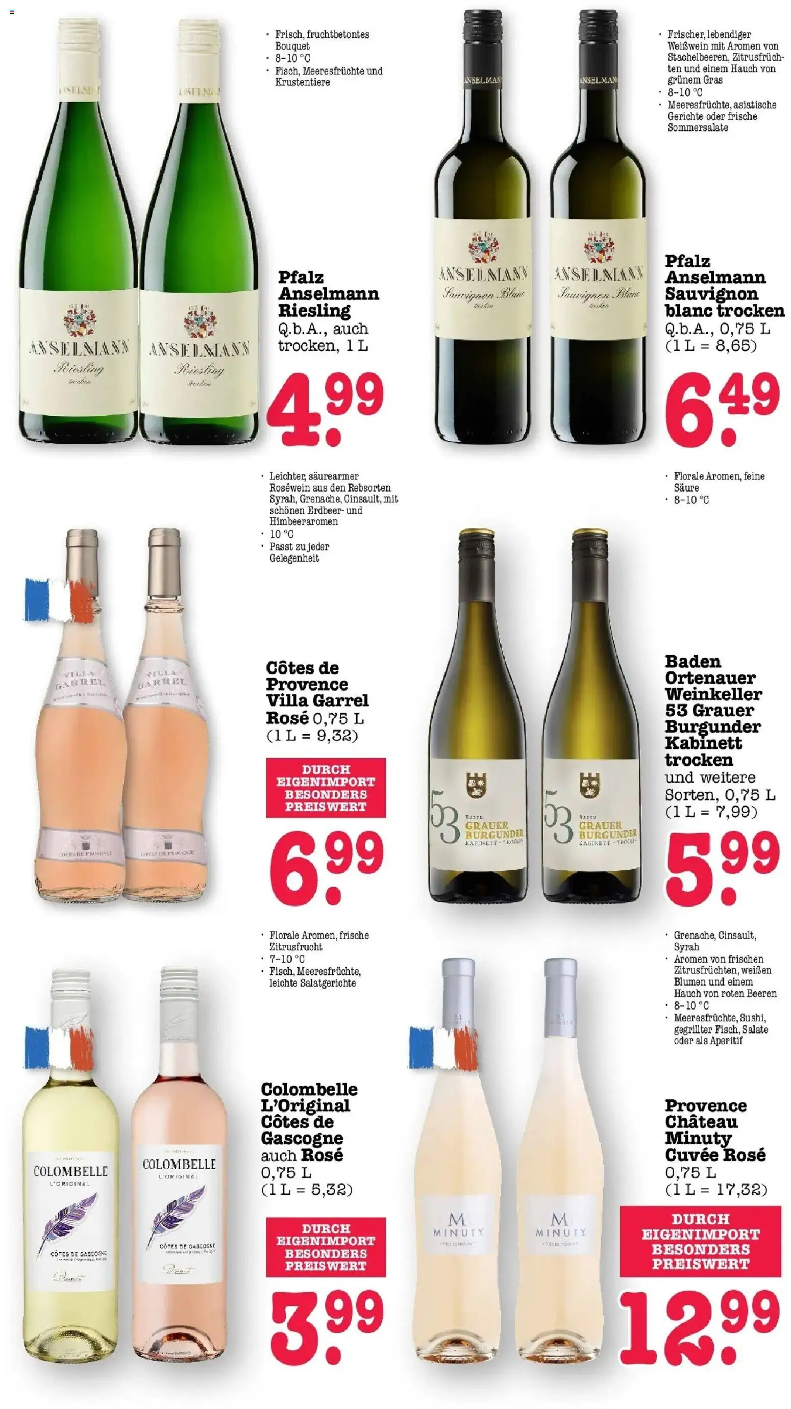 Marktkauf Prospekt Wörth Am Rhein (ab 24.08.2026) » Angebote online | Seite: 47 | Produkte: Weißwein, Blumen, Meeresfrüchte, Gerichte