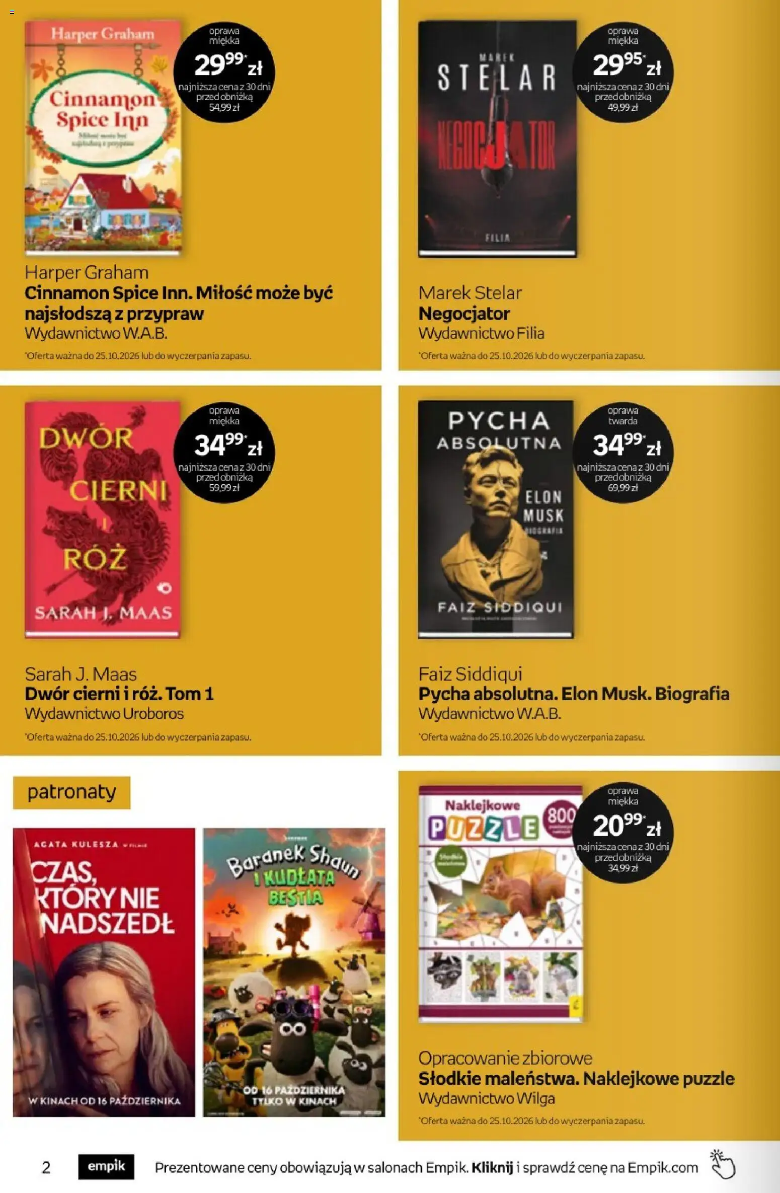 Empik promocje - Tom kultury Książki od 14.10.2026 | Strona: 2 | Produkty: Puzzle