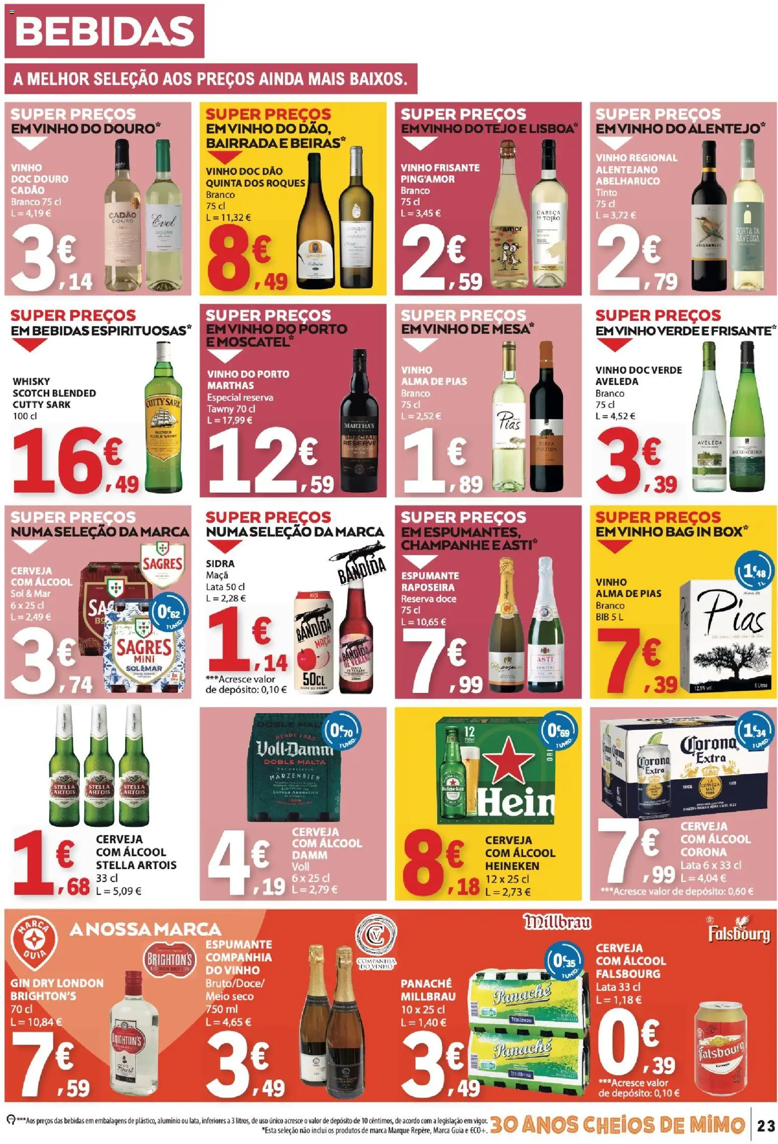 E.Leclerc folheto │ válido de 06/08/2026 | Página: 23 | Produtos: Porta, Espumante, Mesa, Cerveja