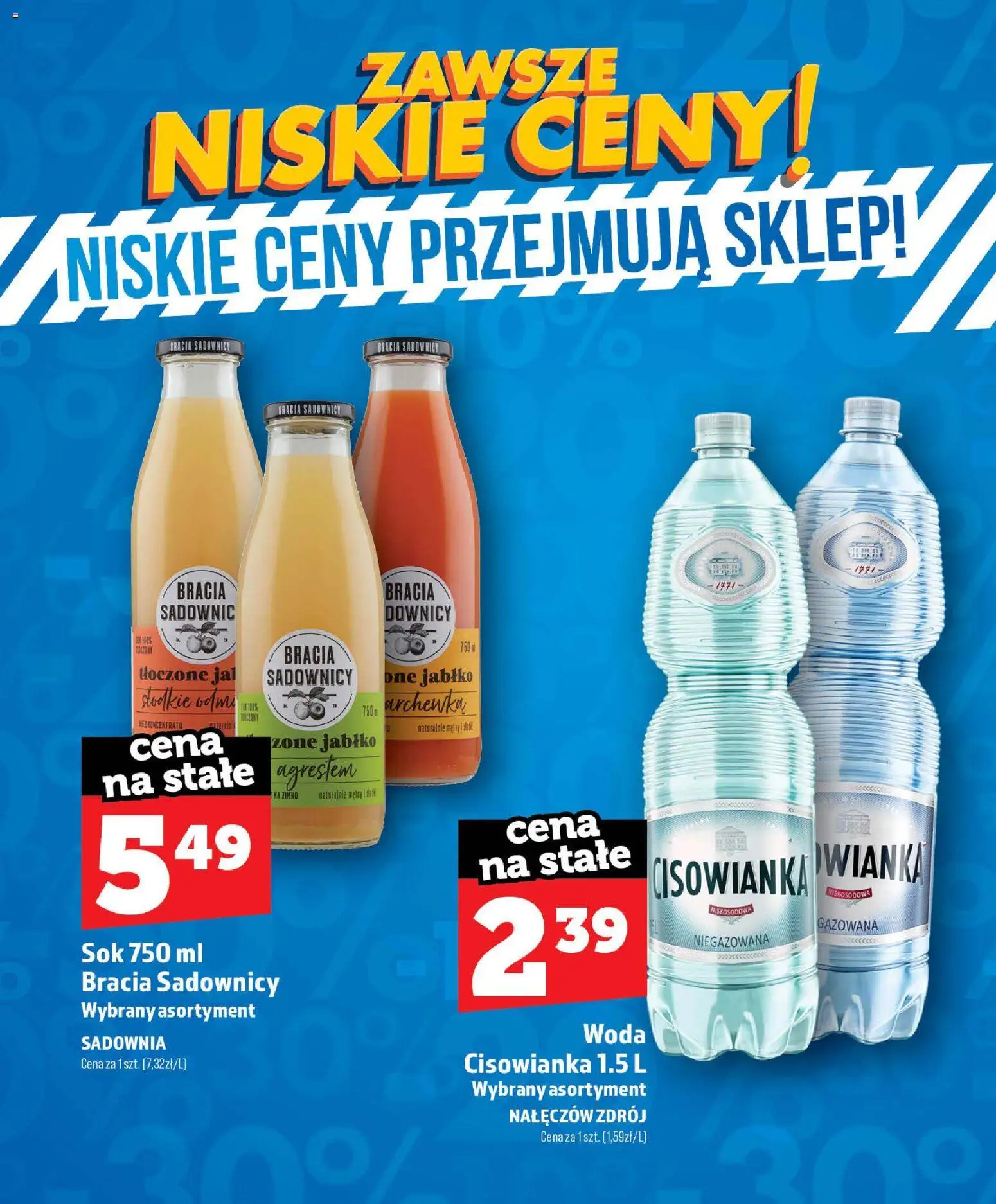 Topaz gazetka - Zawsze Niskie Ceny od 01.07.2026 | Strona: 59 | Produkty: Cisowianka, Sok, Woda