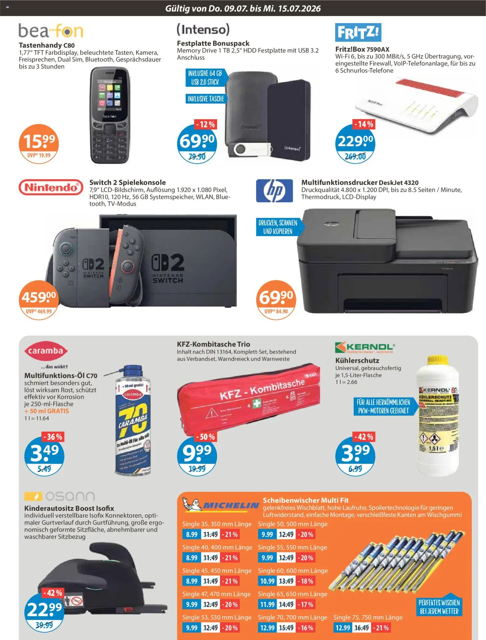 V-Markt Angebote – gültig ab 09.07.2026 | Seite: 13 | Produkte: Tasche, USB