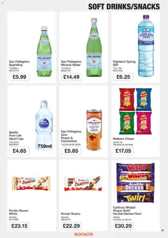 Preview of Booker Wholesale - NP9 Foodservice Specials valid from 07/10/2026 | Page: 15 | Products: Fruit, Juice, Cap, Mineral water