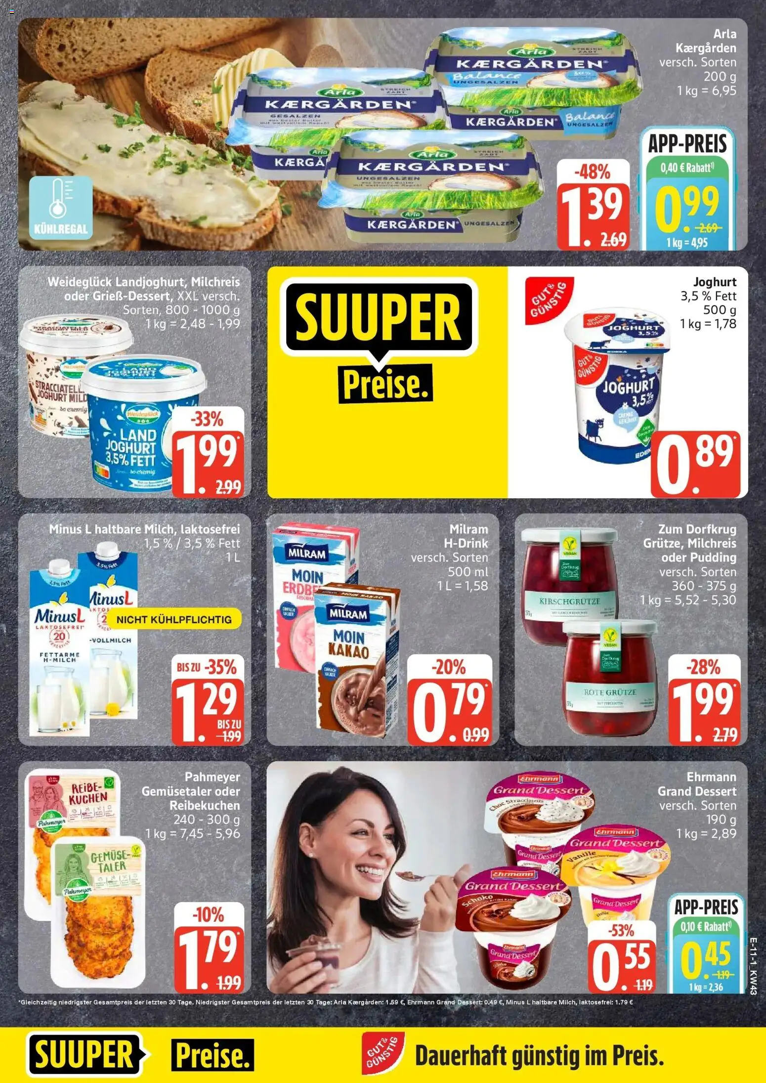 Edeka Prospekt Hamburg (ab 19.10.2026) » Angebote Online | Seite: 13 | Produkte: Joghurt, Pudding, Vanille, Kuchen