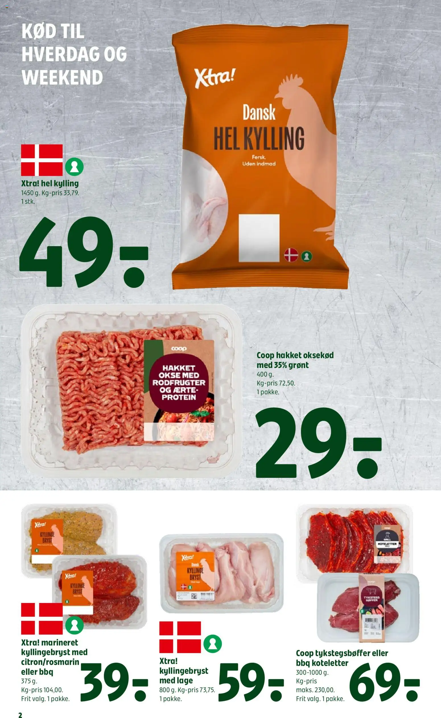 Coop 365 tilbudsavis – gyldig fra 09/07/2026 | Side: 4 | Produkter: Koteletter, Oksekød