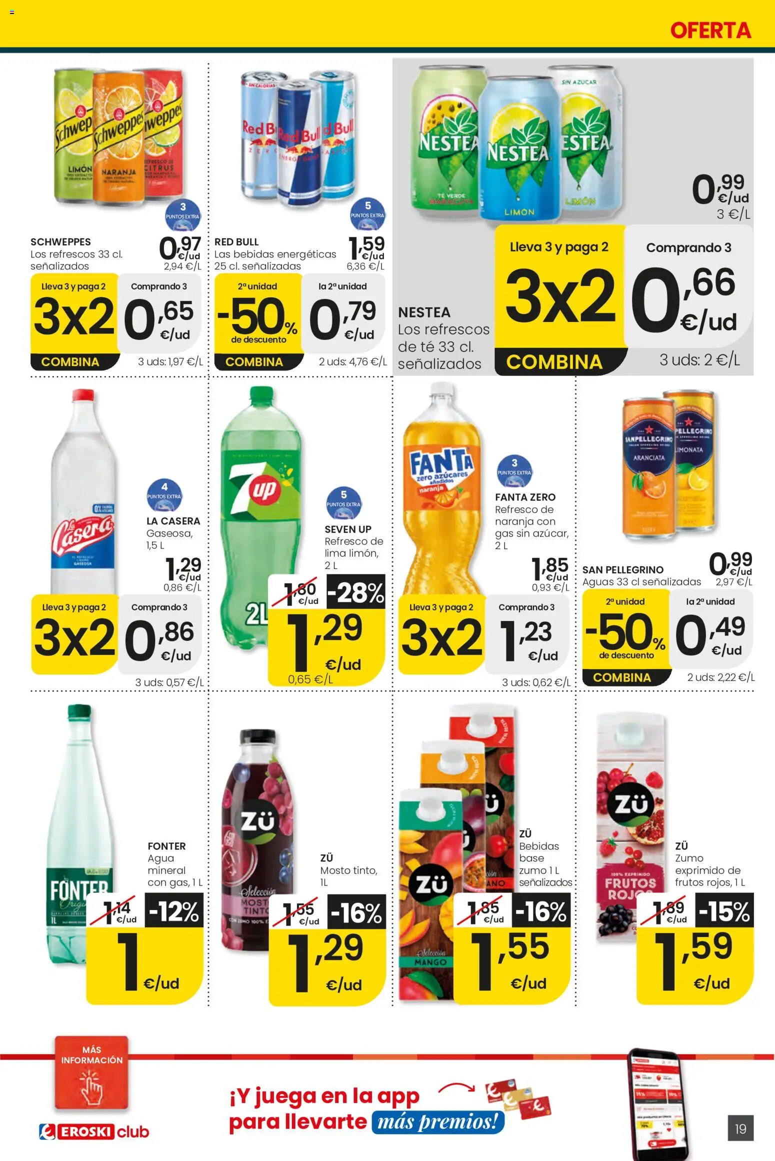 Eroski Ofertones de verano Center │ válido desde el 11.06.2026 | Página: 19 | Productos: Lima, Ροζ πιπέρι, Té, Ρούτερ