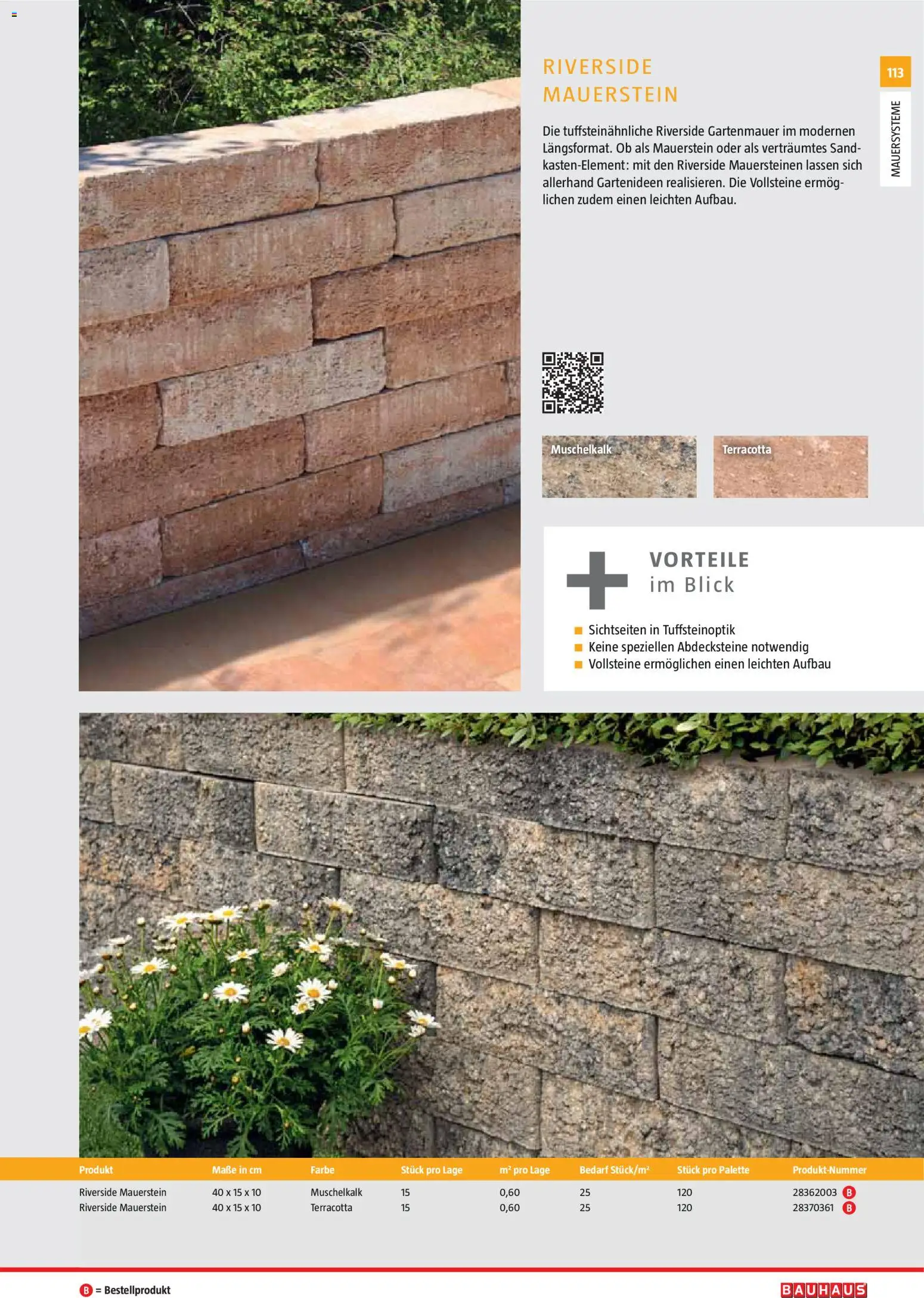 Bauhaus Gartenbaumaterialien 2026 – gültig ab 02.03.2026 | Seite: 113