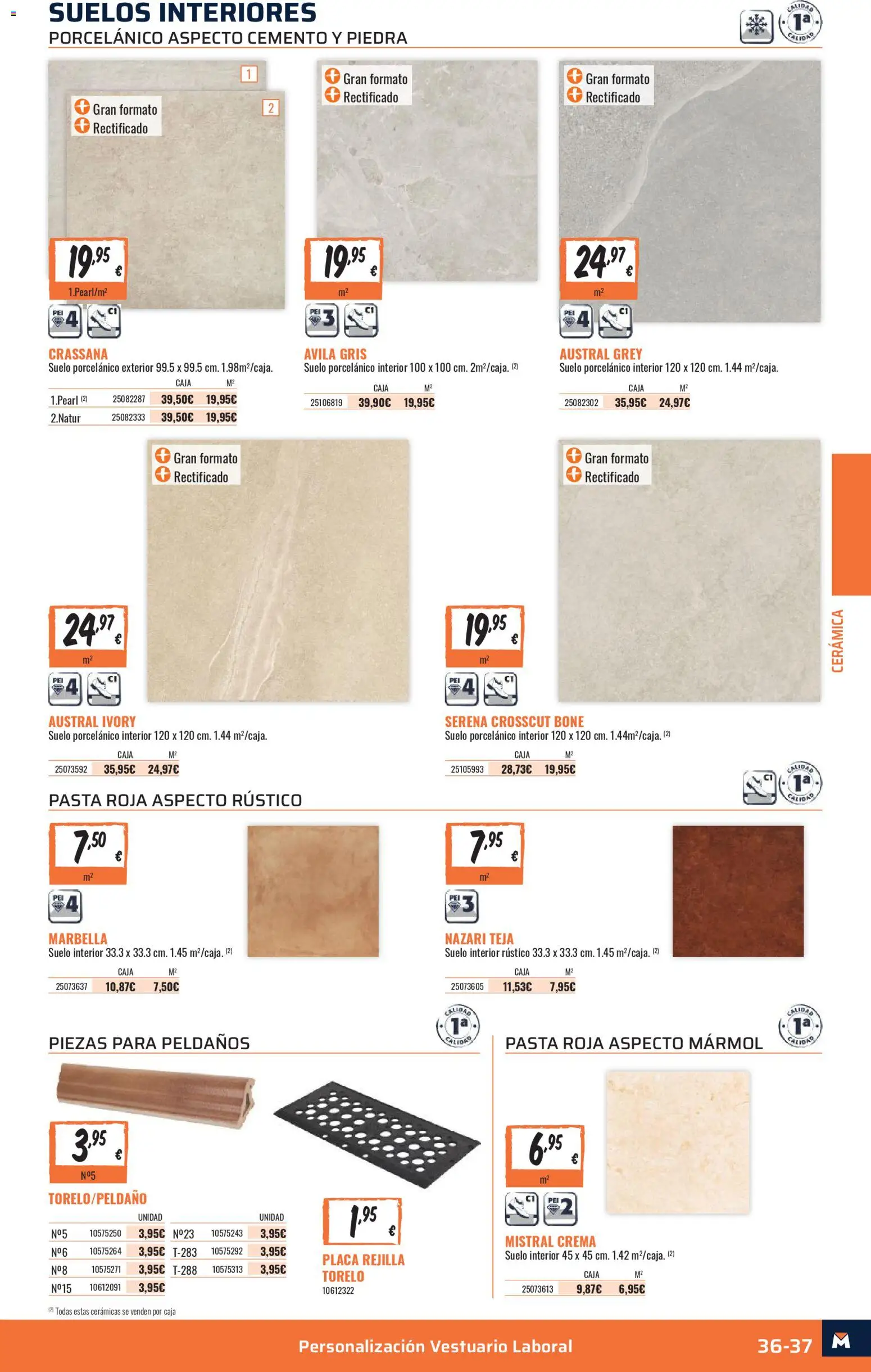 Obramat - Reformas Otono Imprenta Almacenes 16 Palma 2026 │ válido desde el 09/10/2026 | Página: 37 | Productos: Pasta, Crema, Cemento, Caja